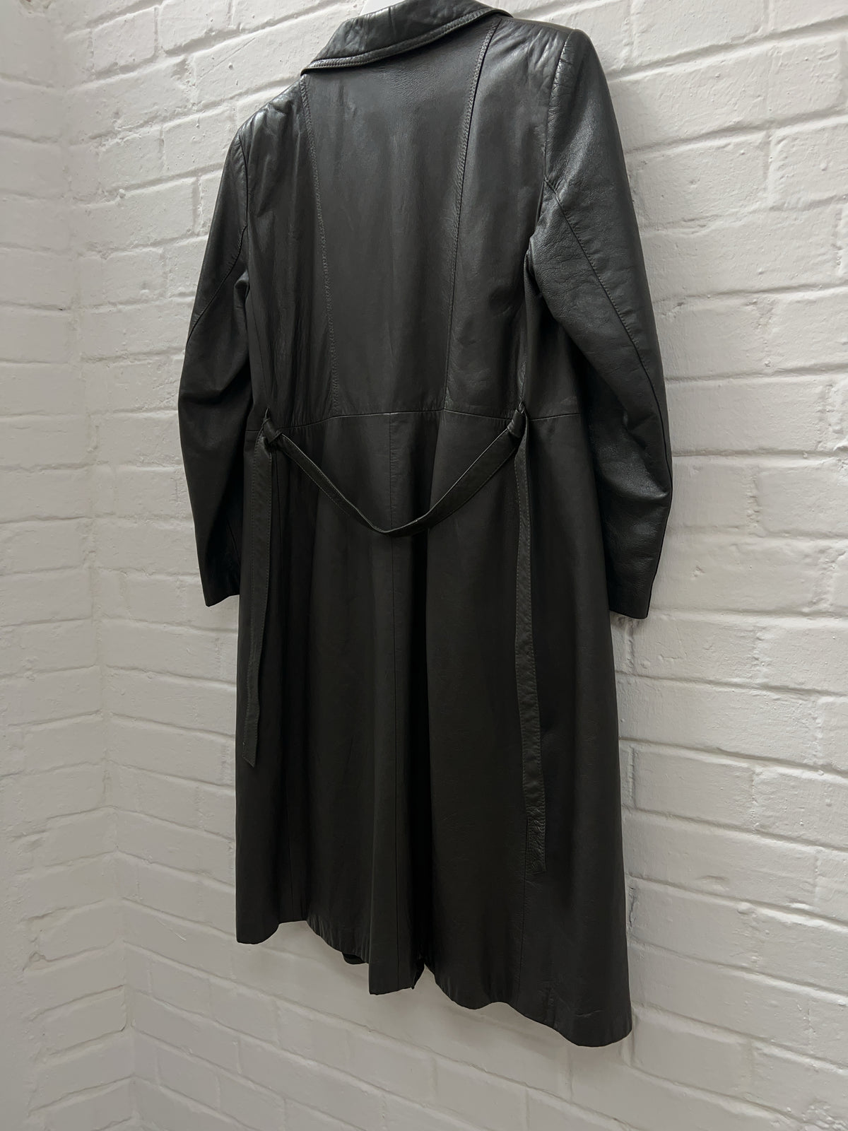 Vintage Kres maxi Ledermantel (L)