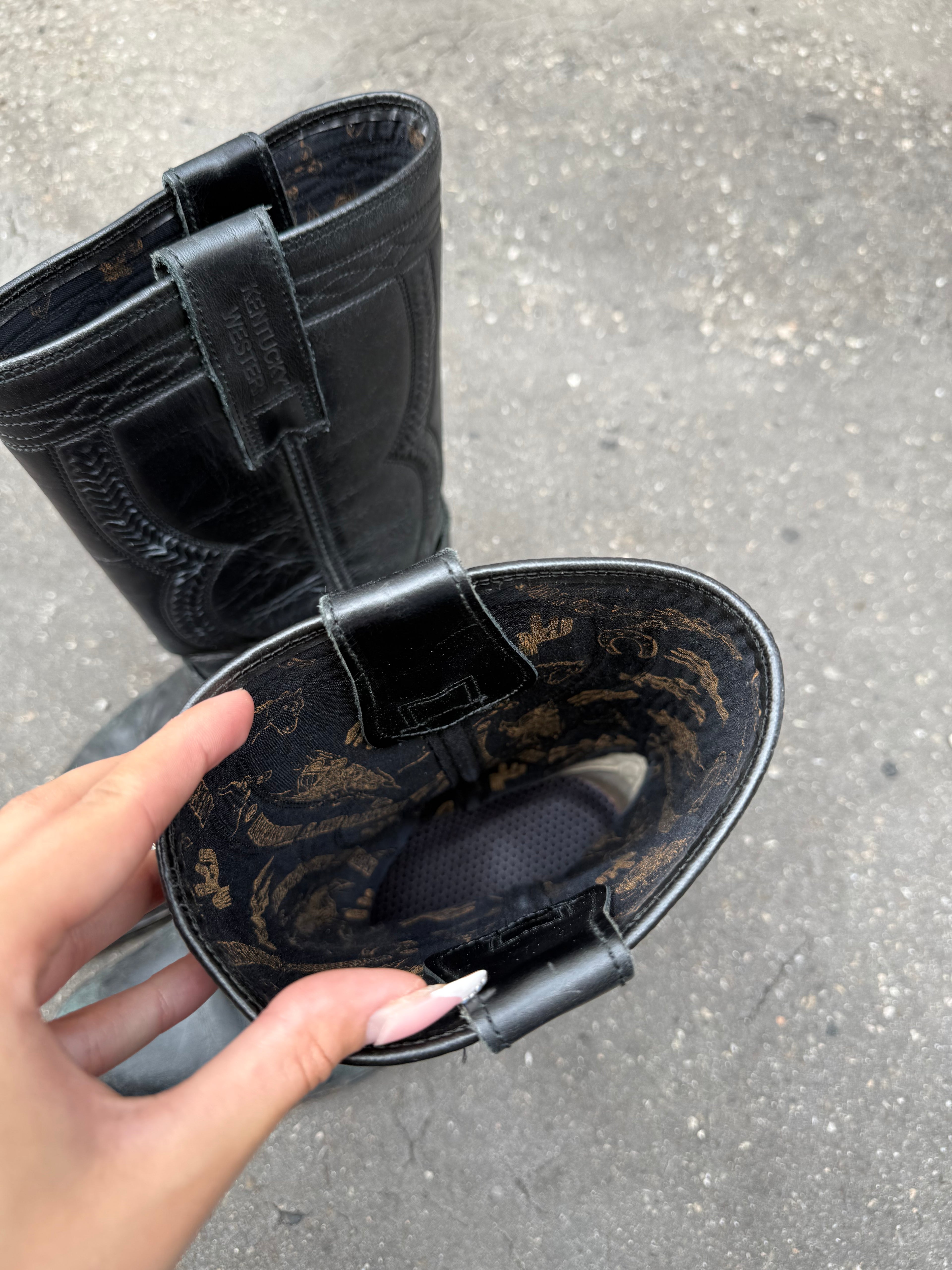 Vintage Kentucky Western Cowboy Boots 43