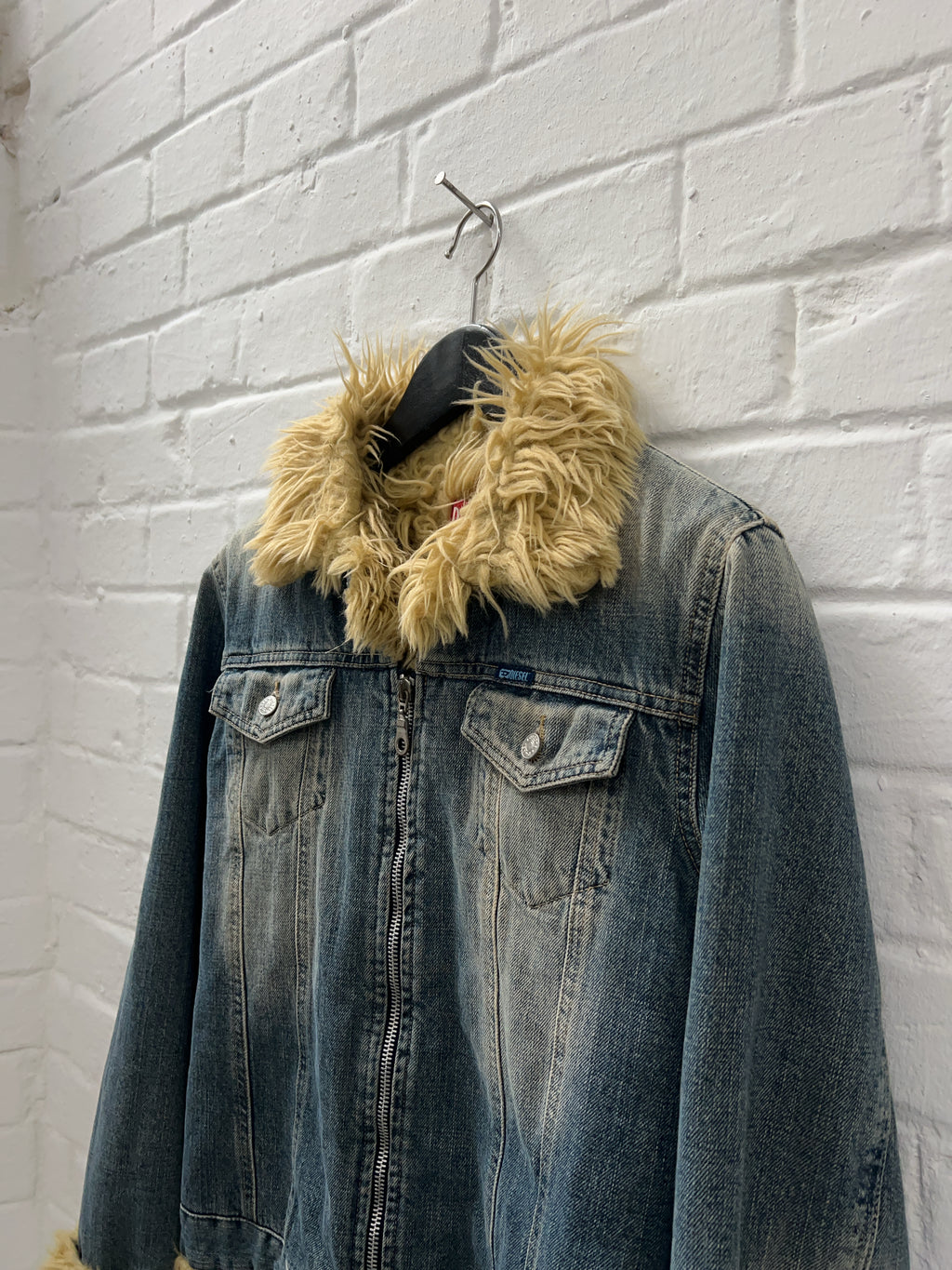 Vintage Diesel Y2K Jeansjacke (S)