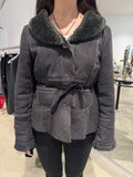 Vintage Sisley Faux Sherling Jacke (S)