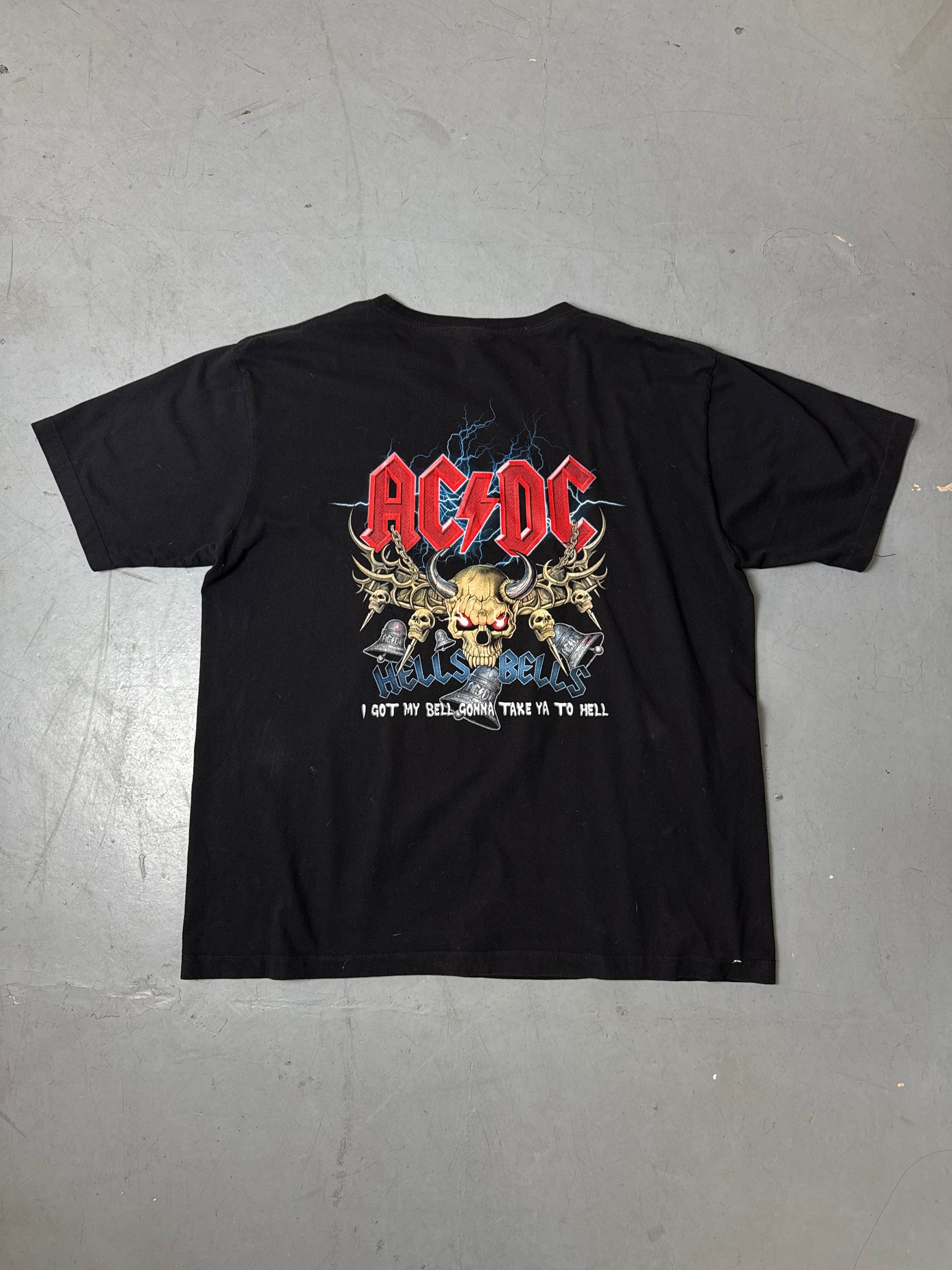 Vintage ACDC Printed Oversized T-Shirt XXL