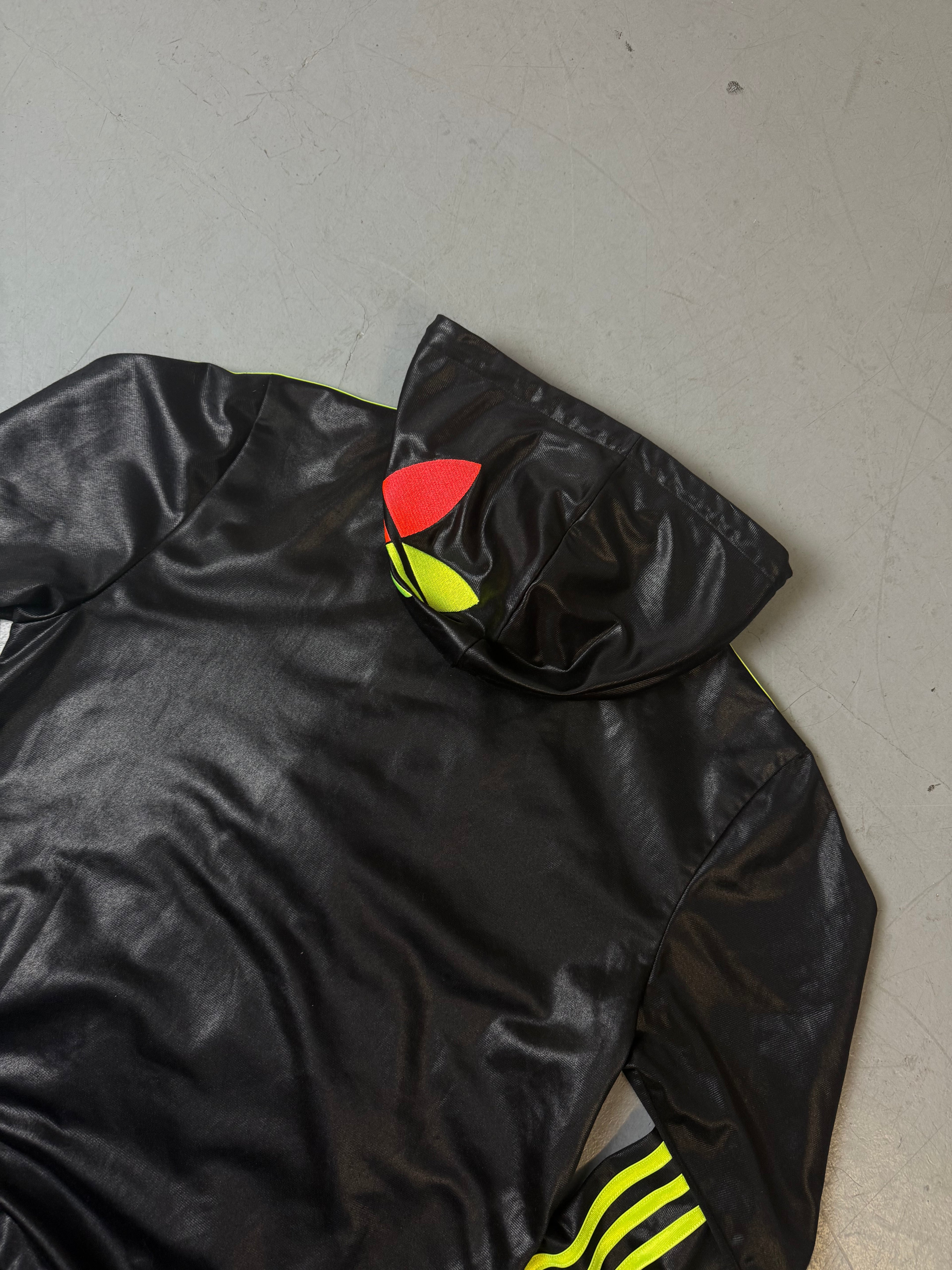 Vintage Adidas Chile62 Black Green and Red Track Jacket S/M