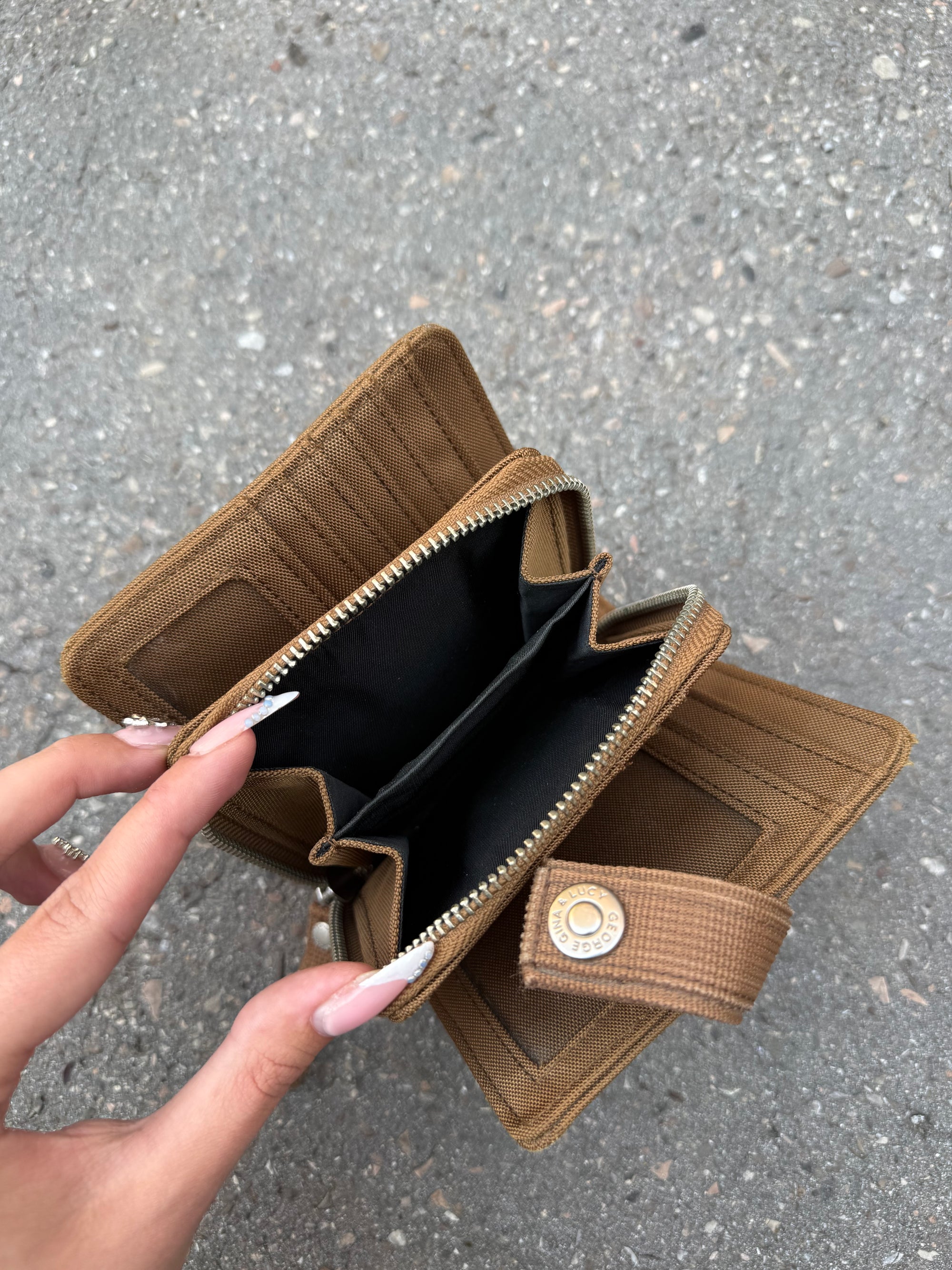 Vintage George Gina & Lucy Brown Wallet