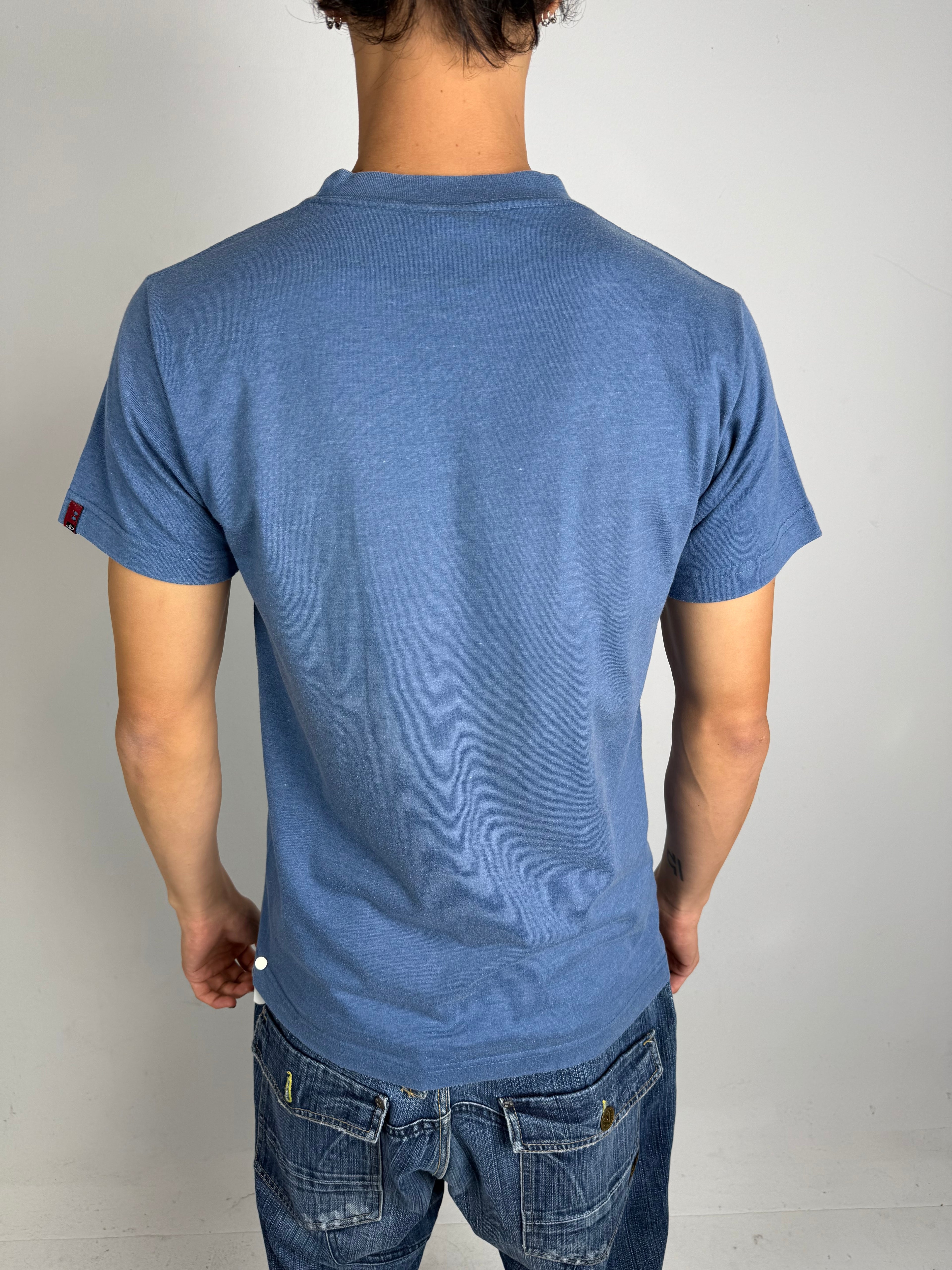 Vintage Island Tribal Printed T-Shirt M