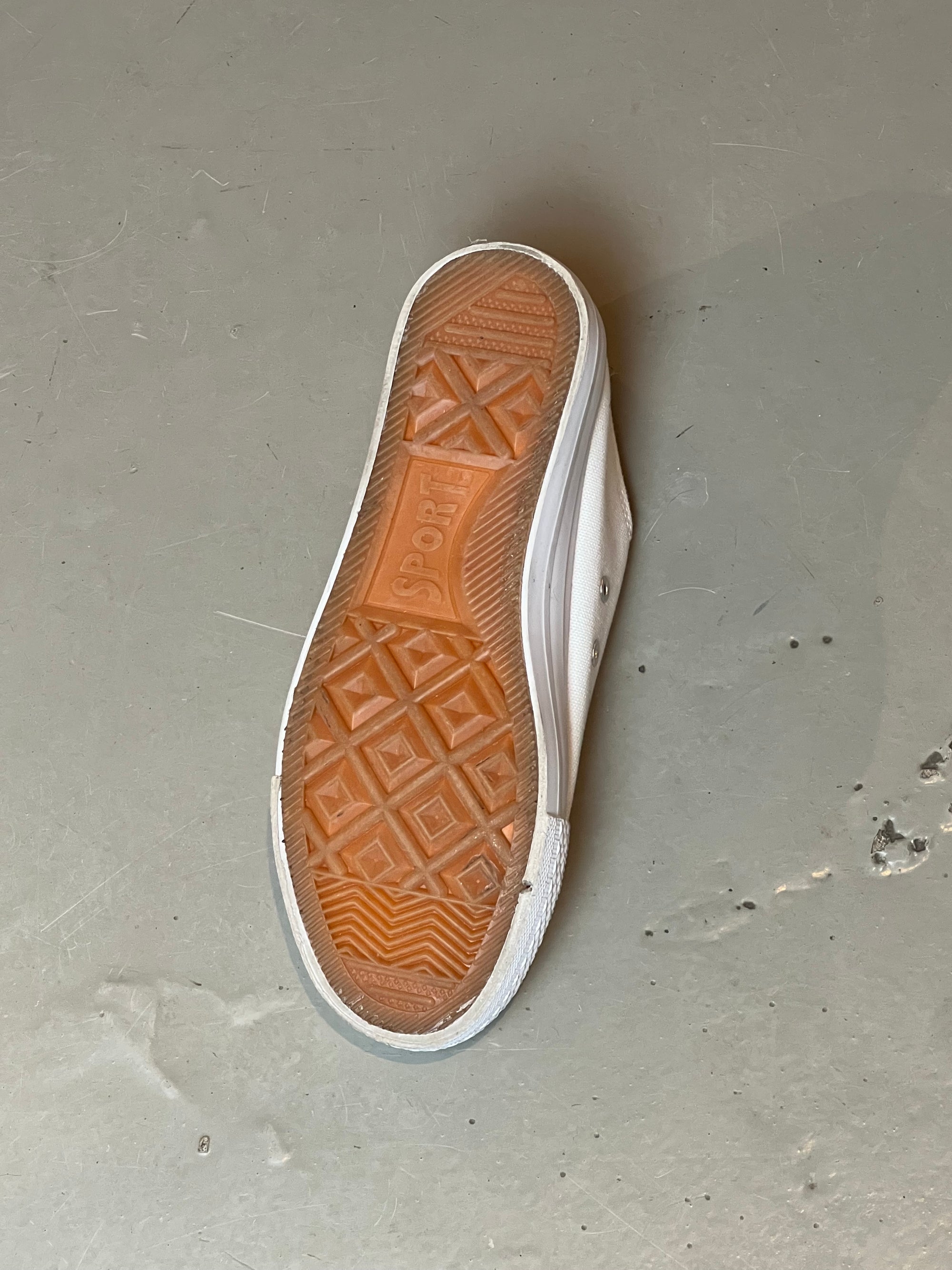 Vintage White Sport Sneaker 38