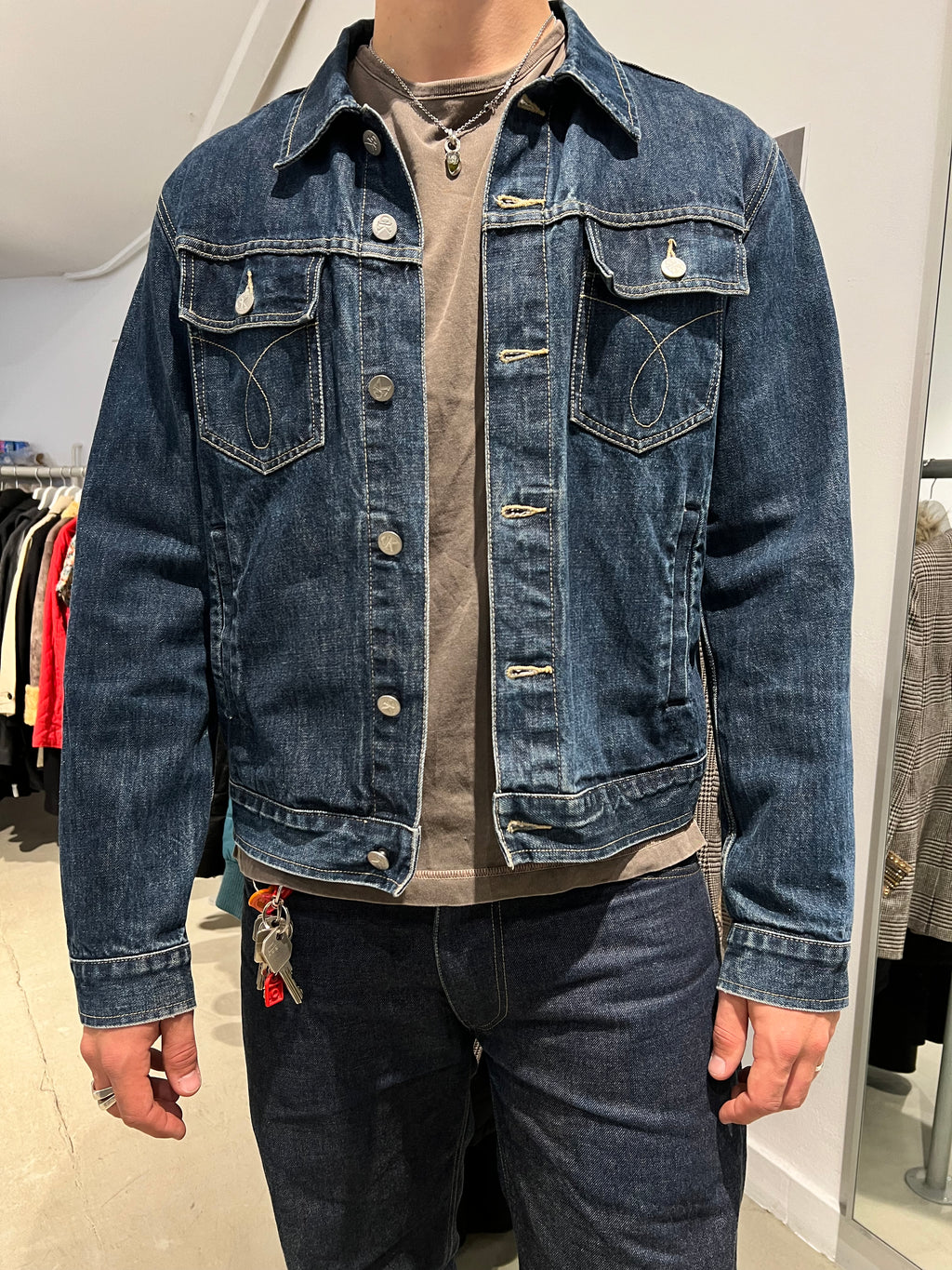 Vintage Calvin Klein Jeans Jeansjacke (XXL)