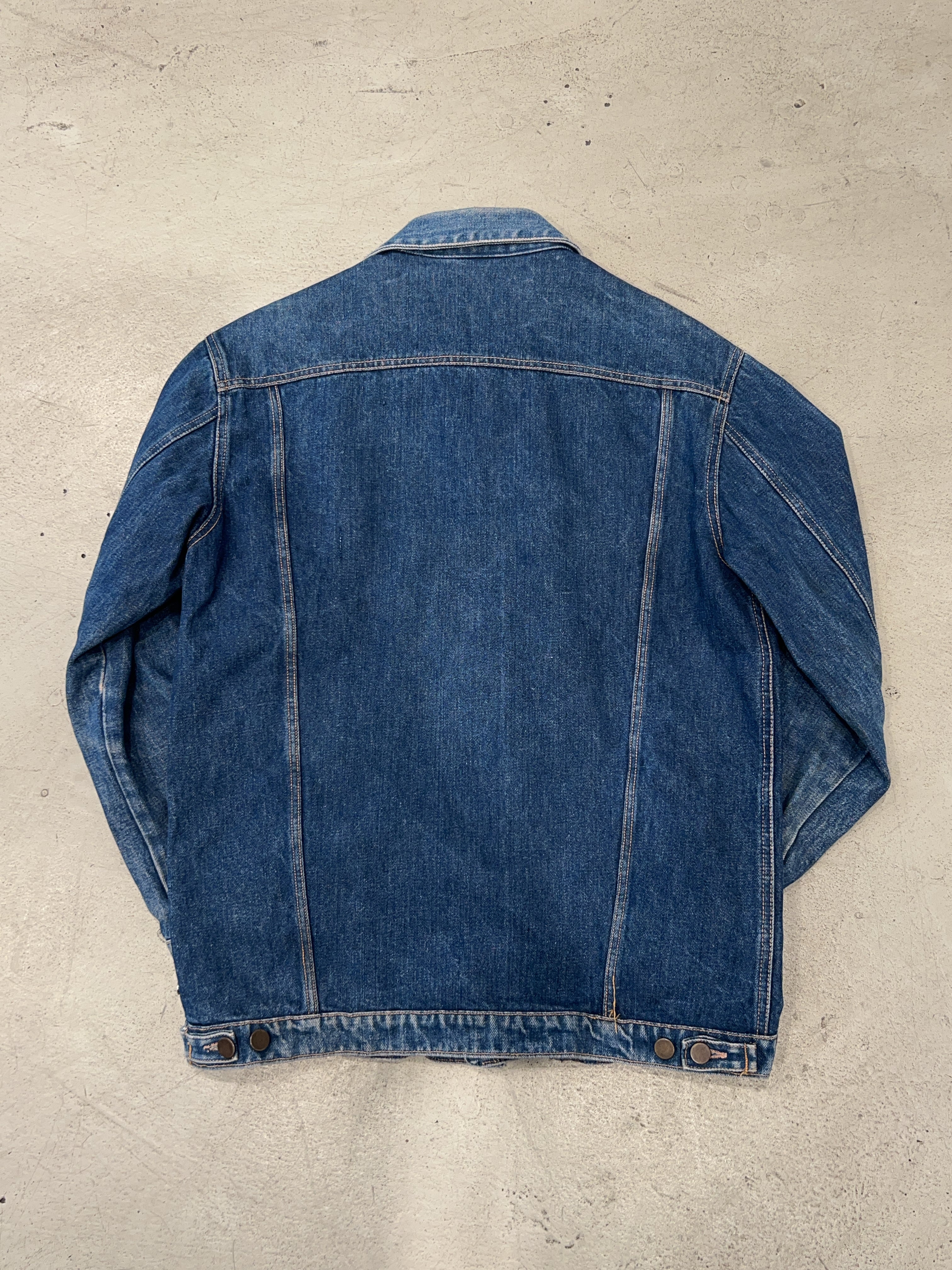 Vintage Acquavero Jeansjacke für Herren. Y2K Second Hand 2000s Fashion.