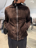 Vintage Jil Sander Brown Leather Jacket (M)