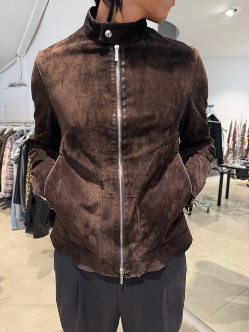 Vintage Jil Sander Brown Leather Jacket (M)