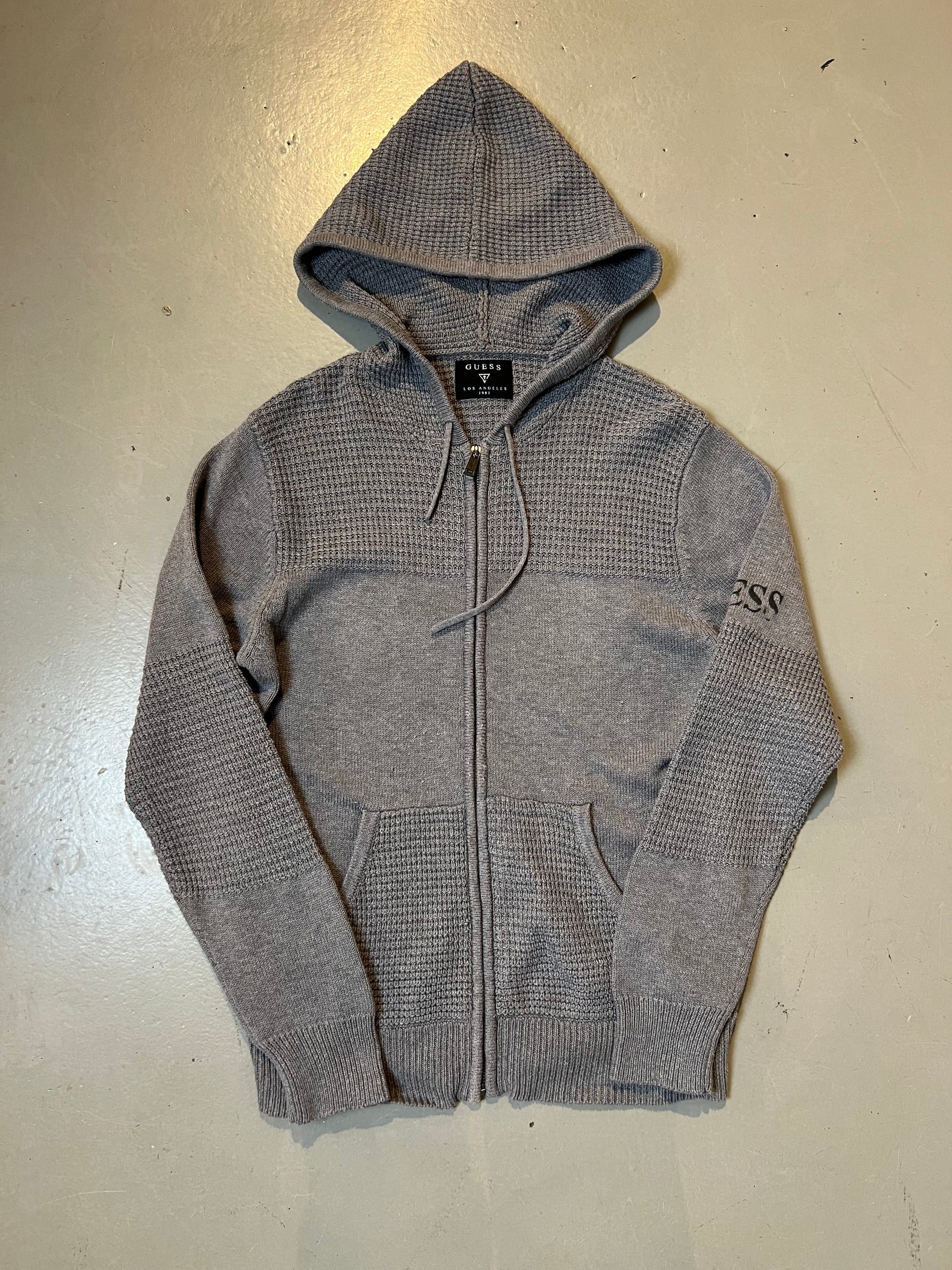 Vintage Guess Grey ZIP Hoodie M/L