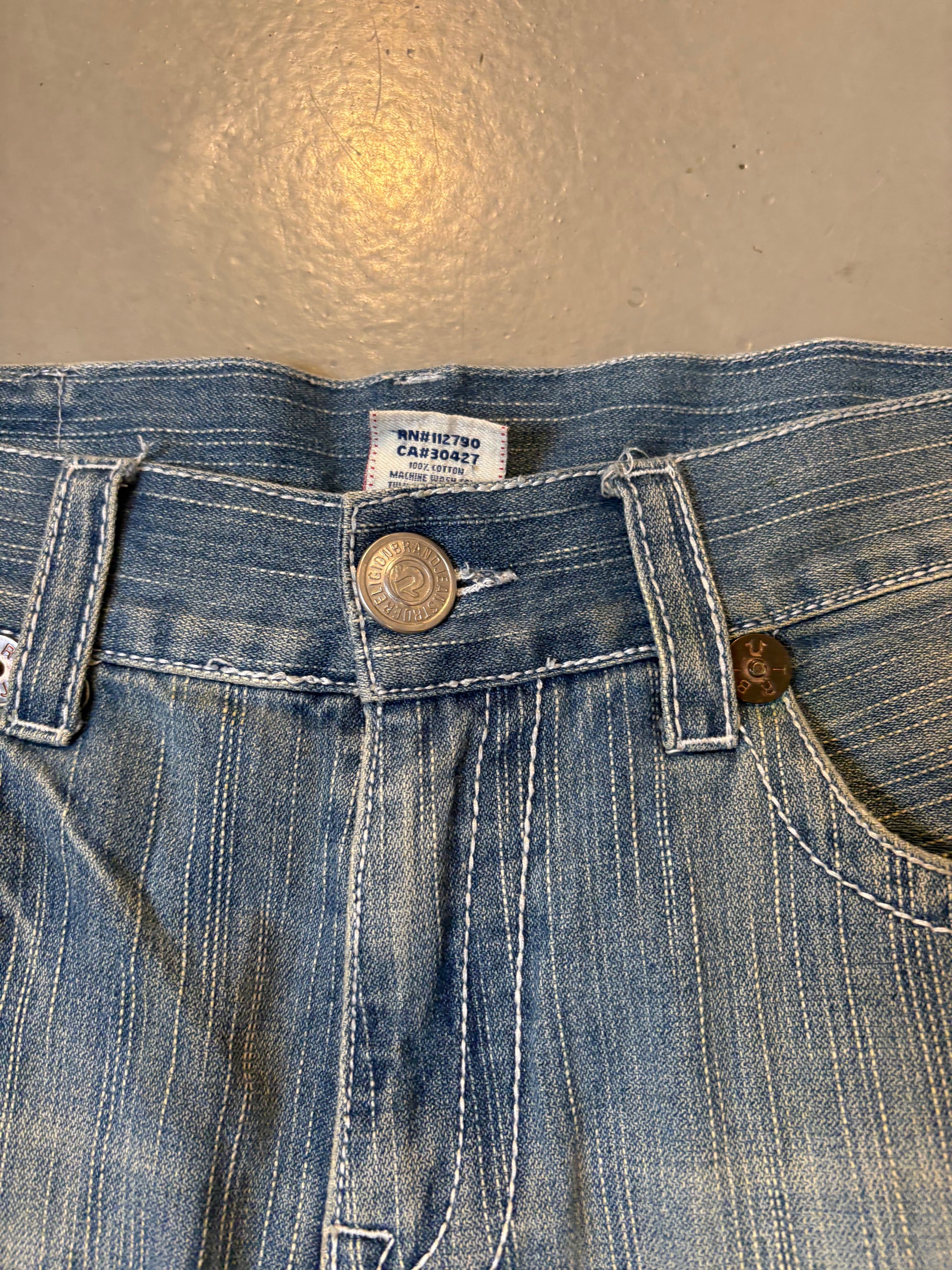 Vintage True Religion Stitched Denim L/XL