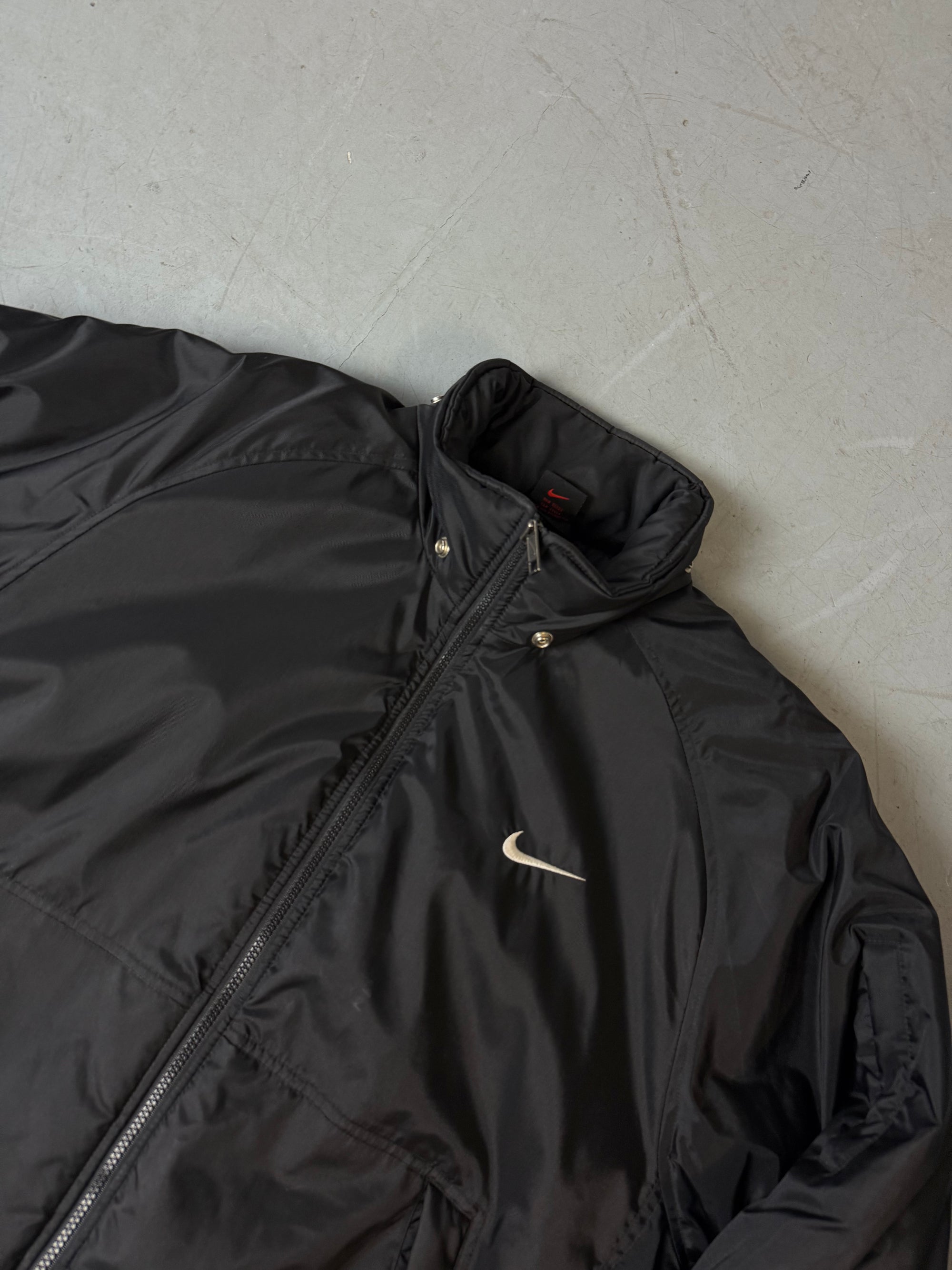 Vintage Nike Black Puffer Jacket XL