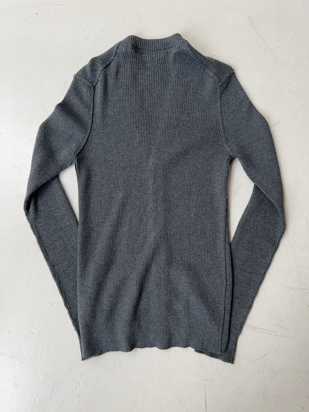 Vintage Dolce & Gabbana Grey Knit Cardigan (M)