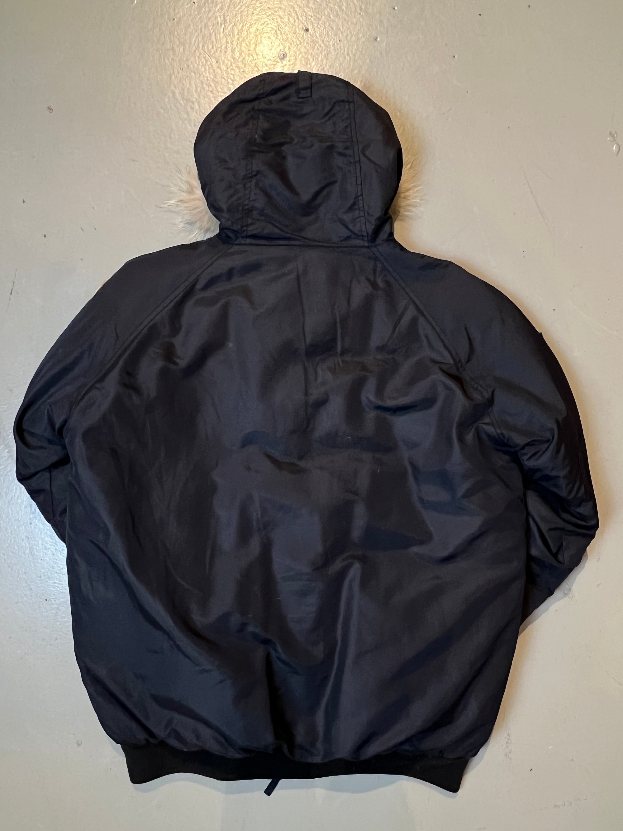 Vintage Black Lonsdale Winter Jacket L/XL