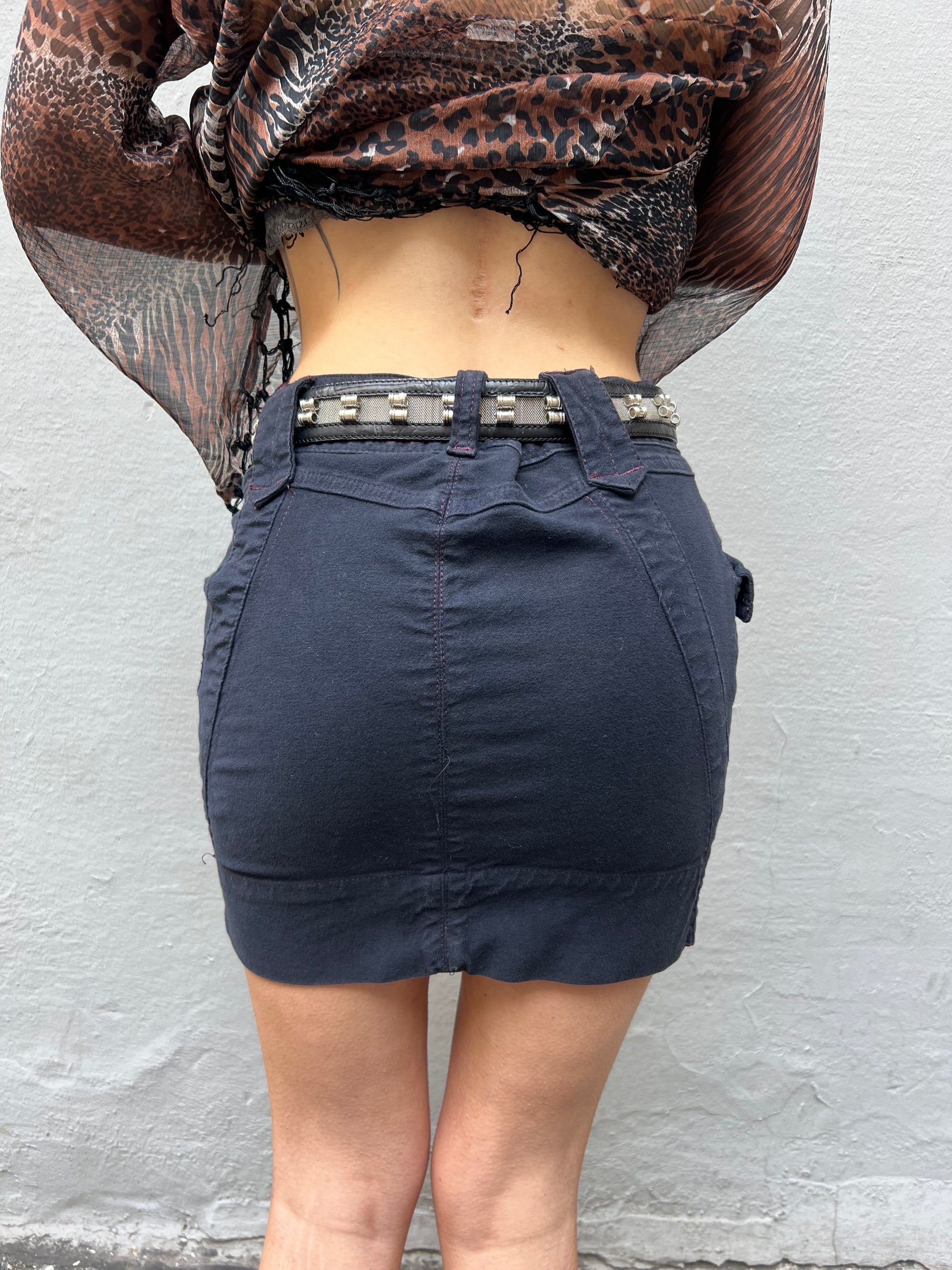 Vintage Just Cavalli Black Skirt XS