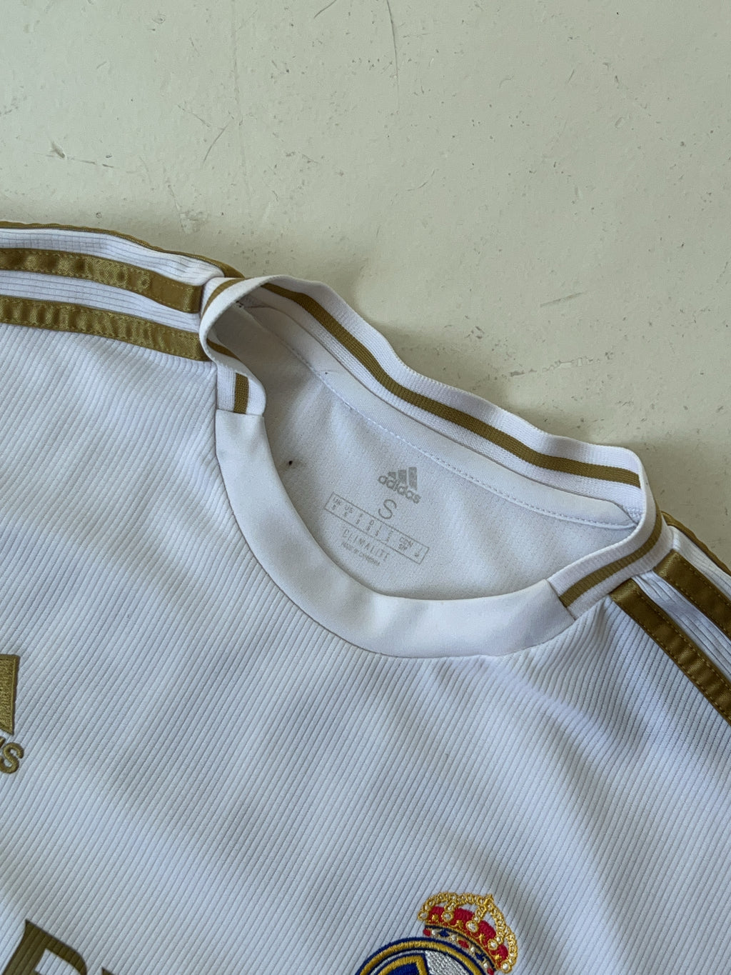 Vintage Adidas Real Madrid 2019/20 Hazard Home Jersey (S)