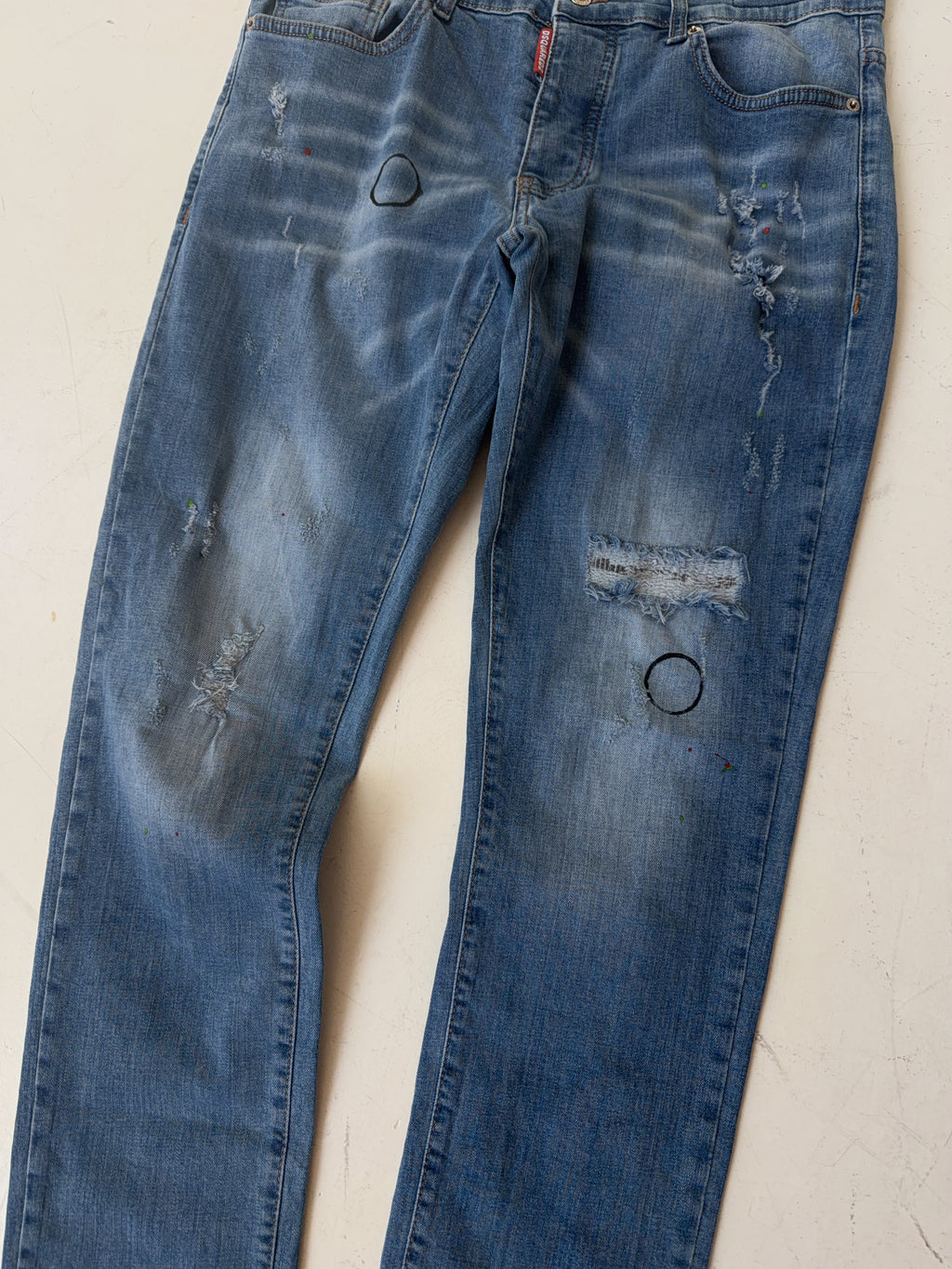 Vintage Dsquared2 Straight Leg Jeans (M/L)