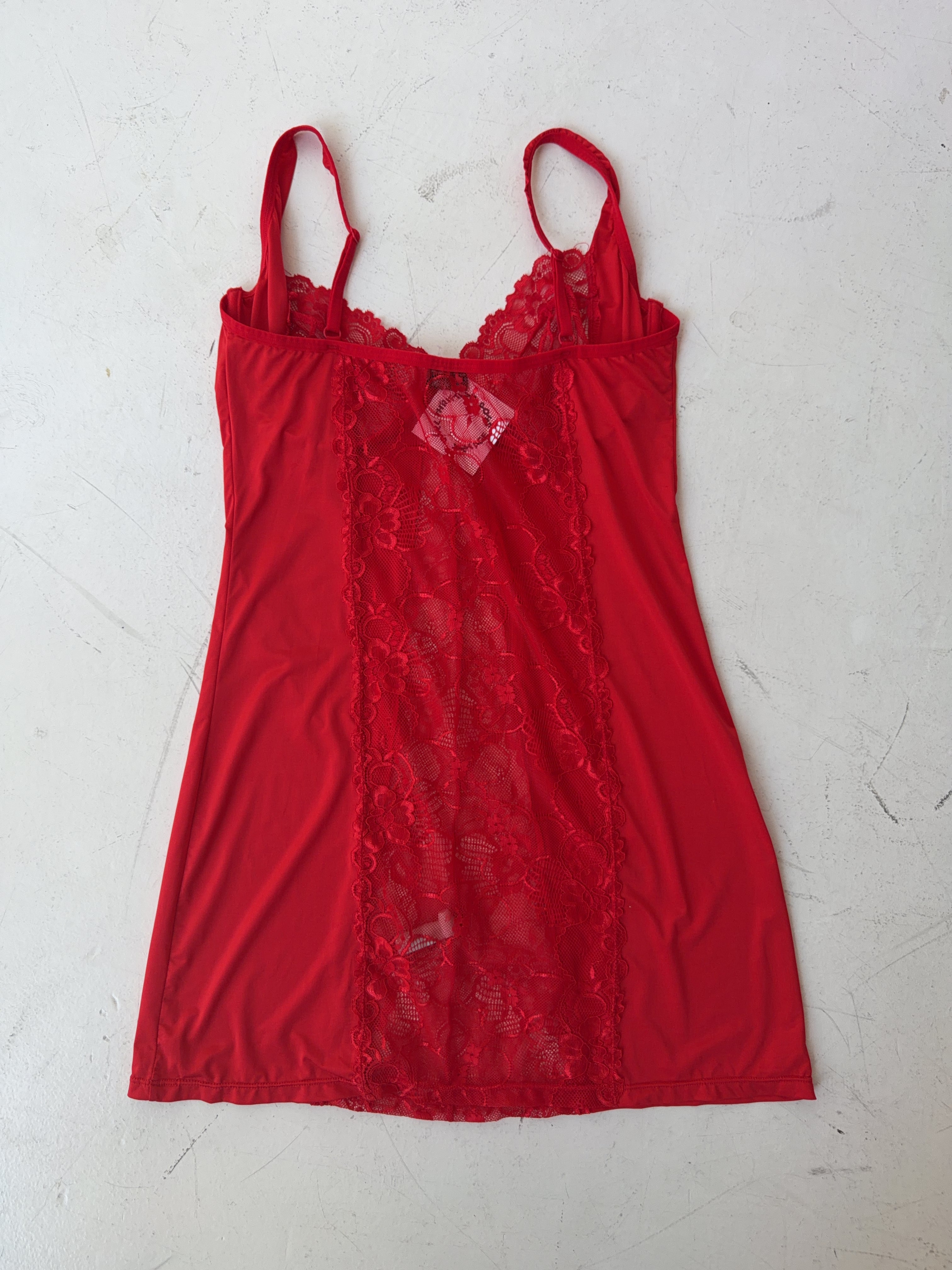 Vintage Red Mesh Top (L/XL)