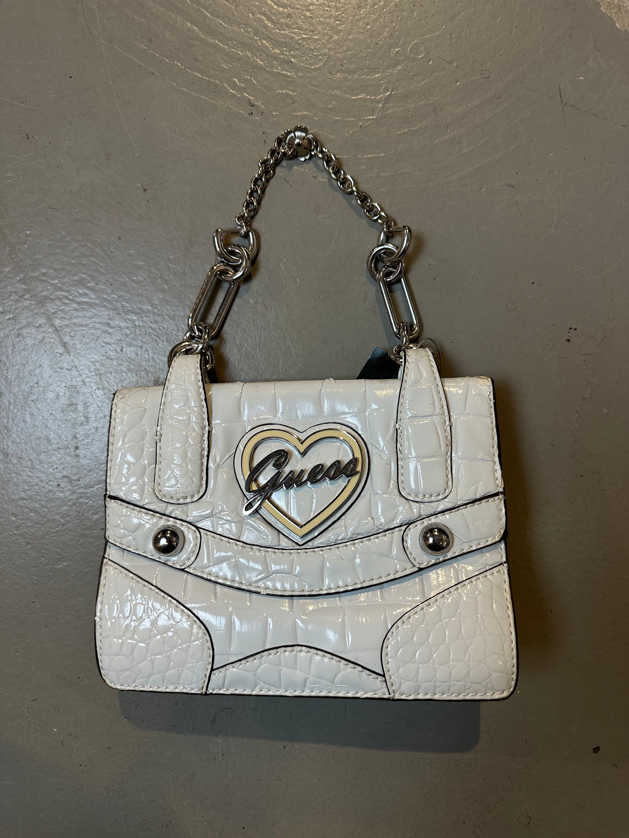 Vintage Y2K Guess White Mini Bag