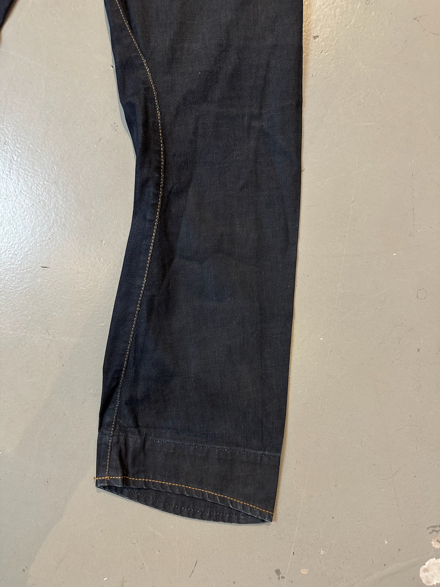 Vintage Black Evisu Flared Denim with Back Print L/XL
