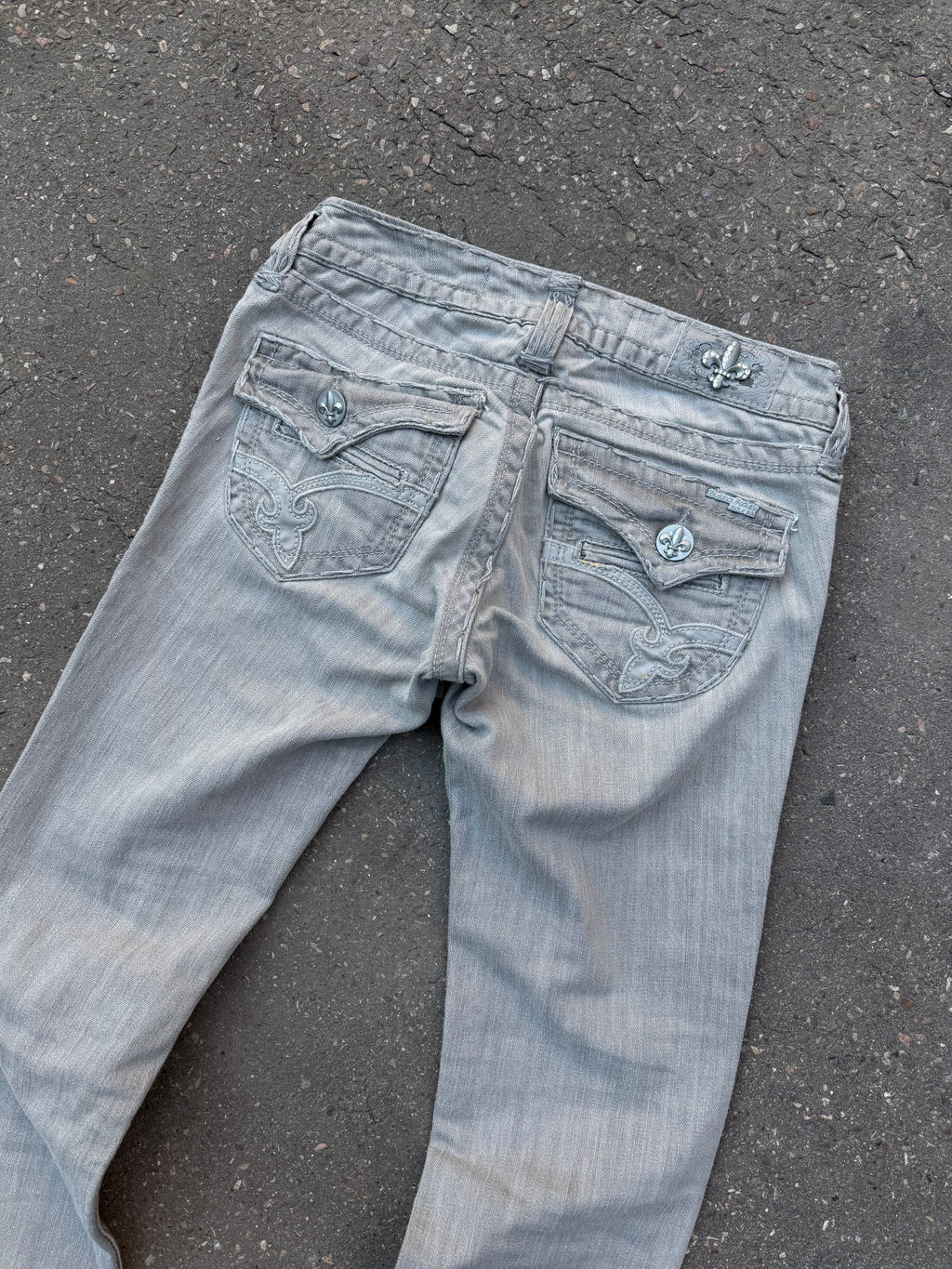 Y2K Laguna Beach „Aliso Beach“ Low Waist Denim für Damen. Y2K 2000s Fashion