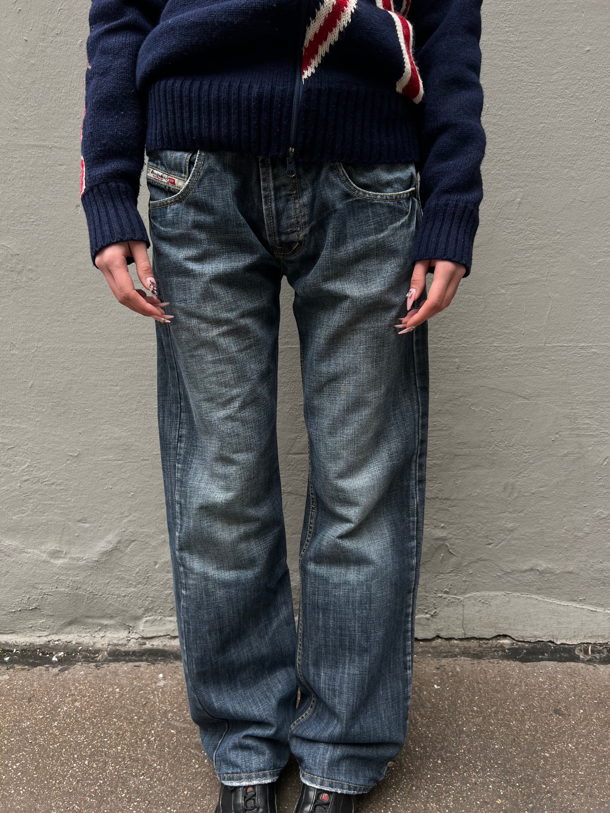 Vintage Diesel Industry Straight Leg Jeans L/XL