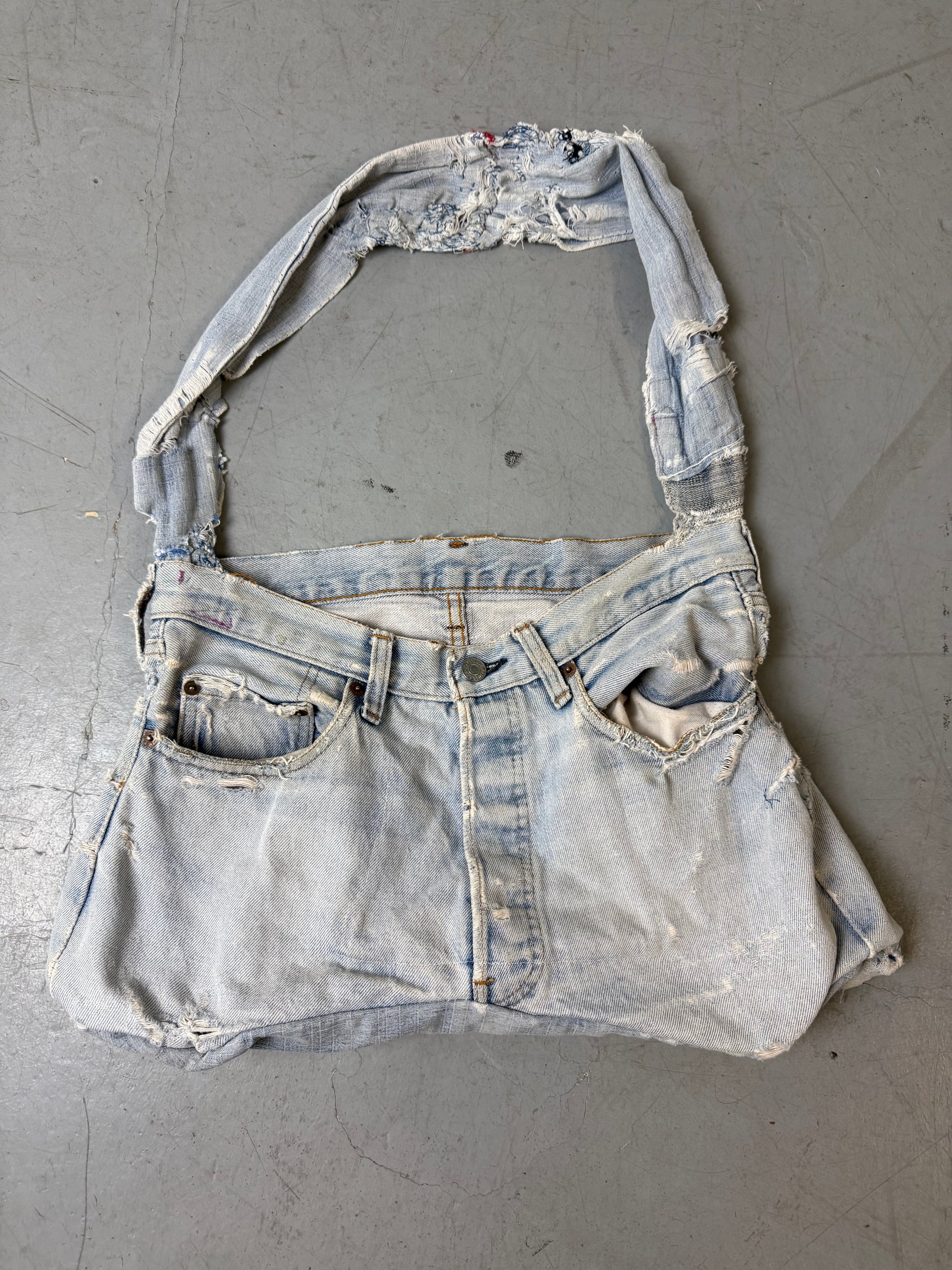 Vintage Denim Reworked Bag