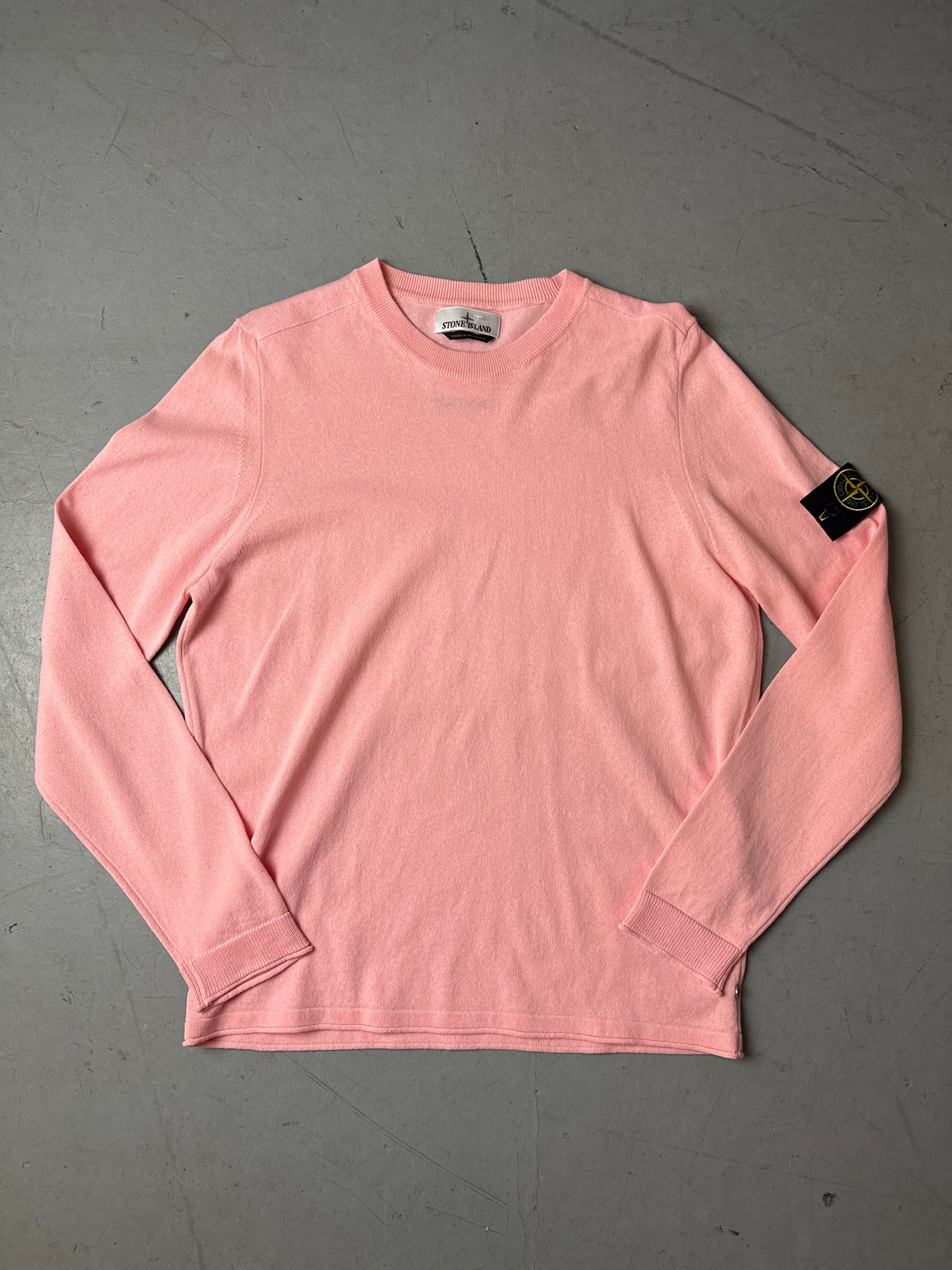 Vintage Stone Island Light Pink Knit Sweater M/L