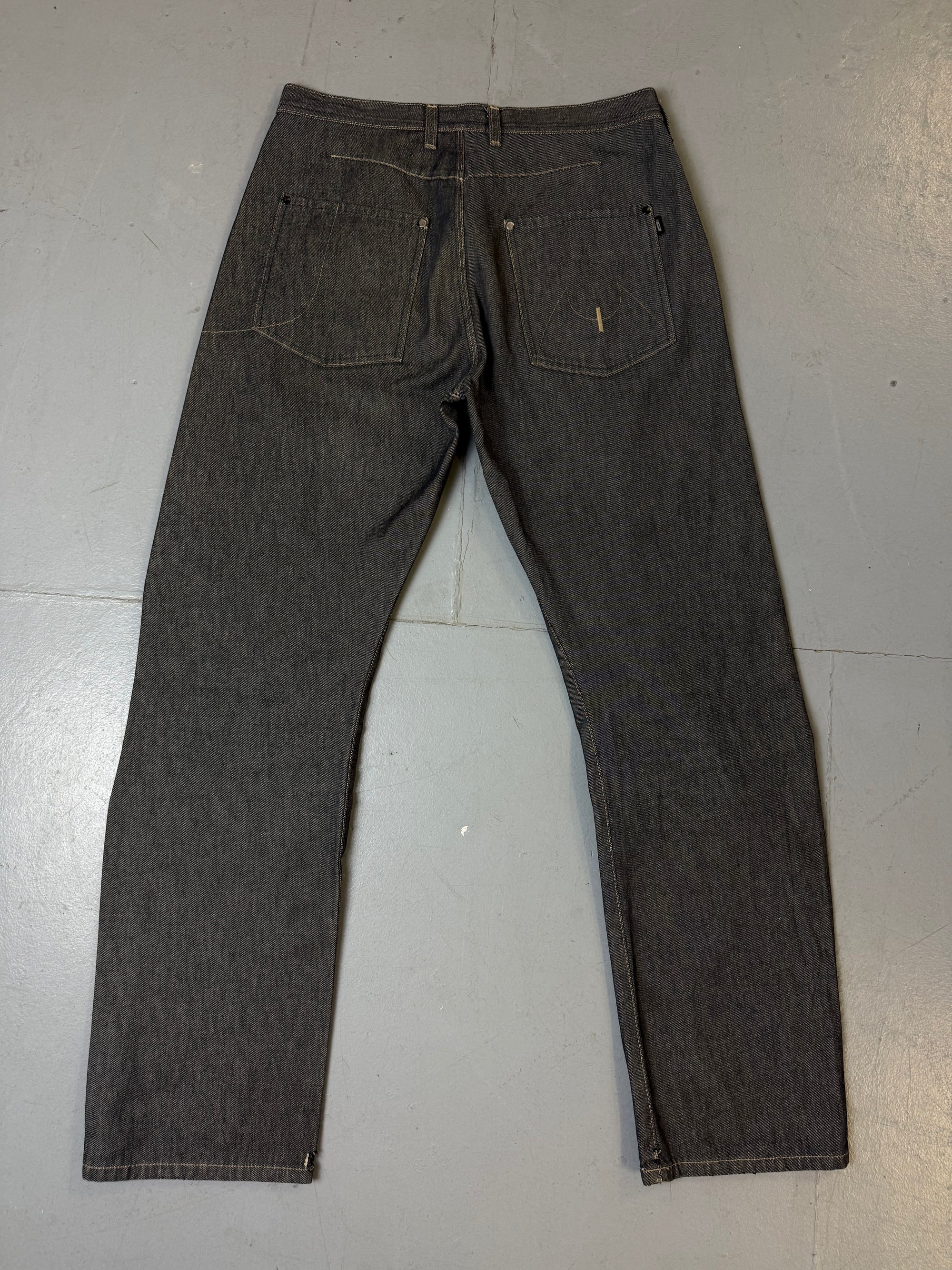 Vintage Jack&Jones Grey Baggy Jeans L