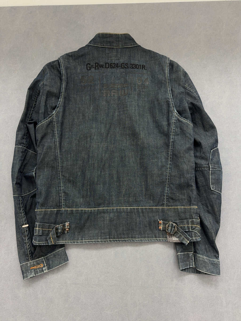 Vintage G-star Raw Denim Jacke für Herren. Y2K Second Hand 2000s Fashion