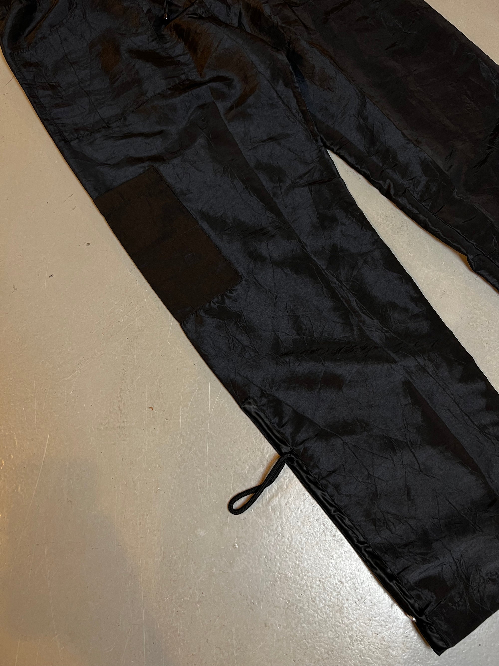 Vintage Black LookStar Parachute Pants L/XL