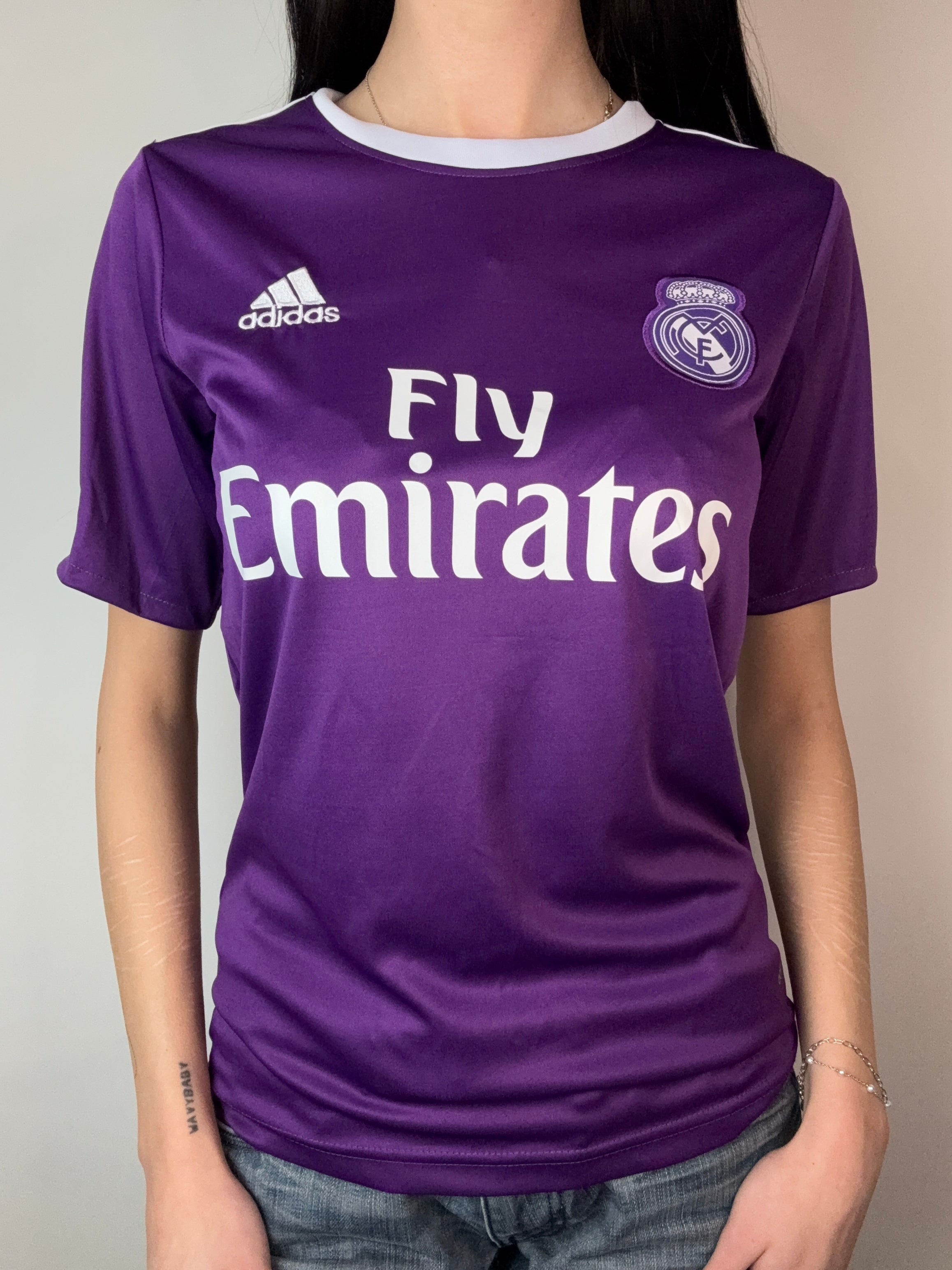 Vintage Adidas Real Madrid 16/17 Away Jersey S/M