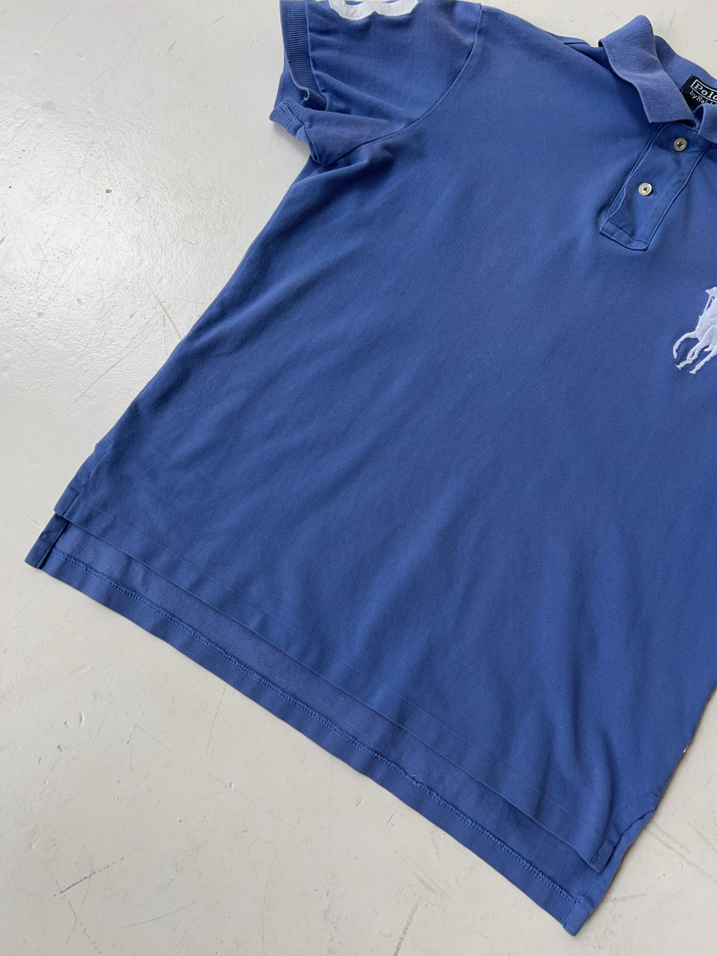 Vintage Polo Ralph Lauren Blue Poloshirt (M)