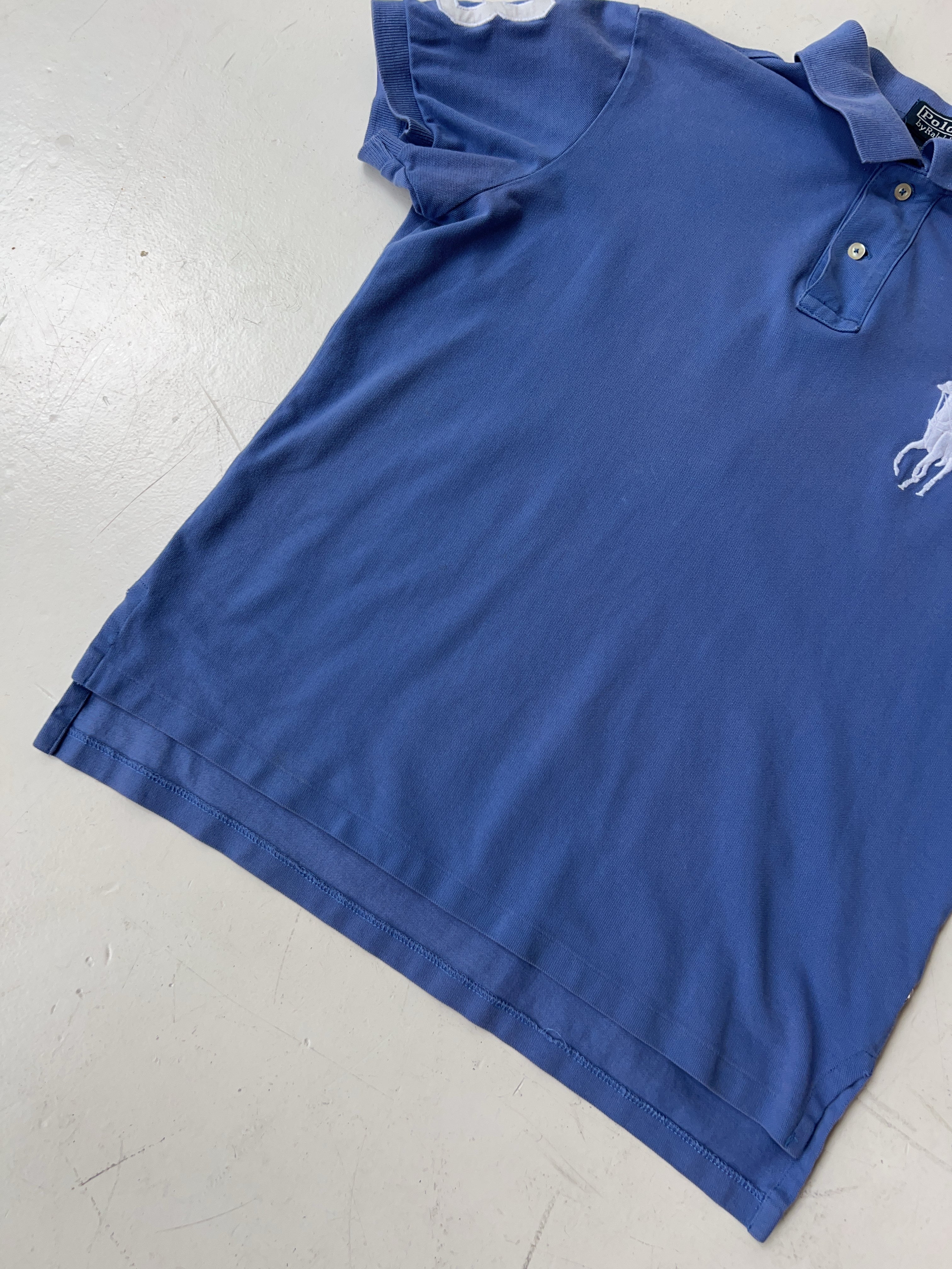 Vintage Polo Ralph Lauren Blue Poloshirt (M)