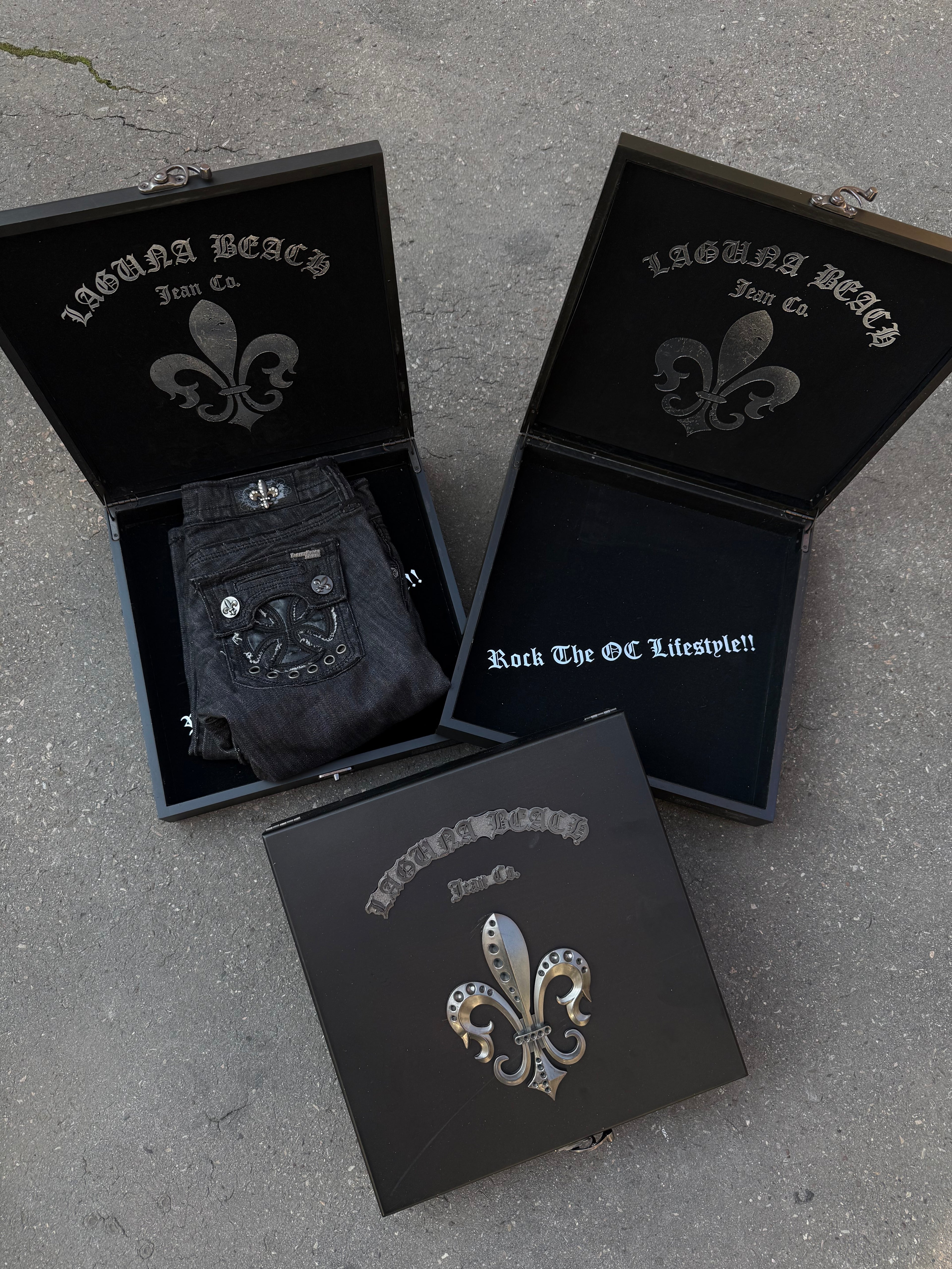 Y2K Laguna Beach „Caspitrano Beach“ Low Waist Denim XS + BOX