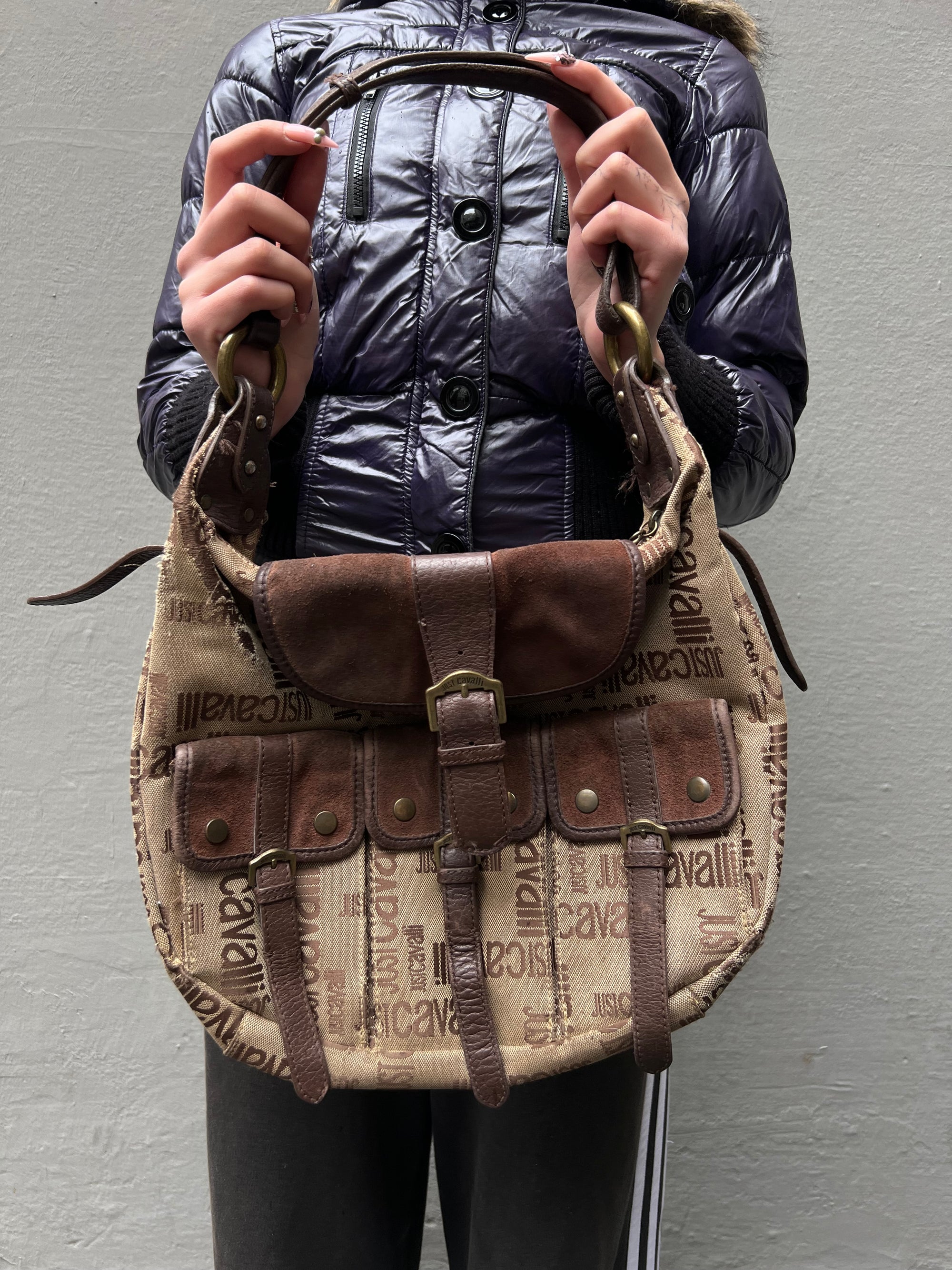 Vintage Just Cavalli Brown Bag