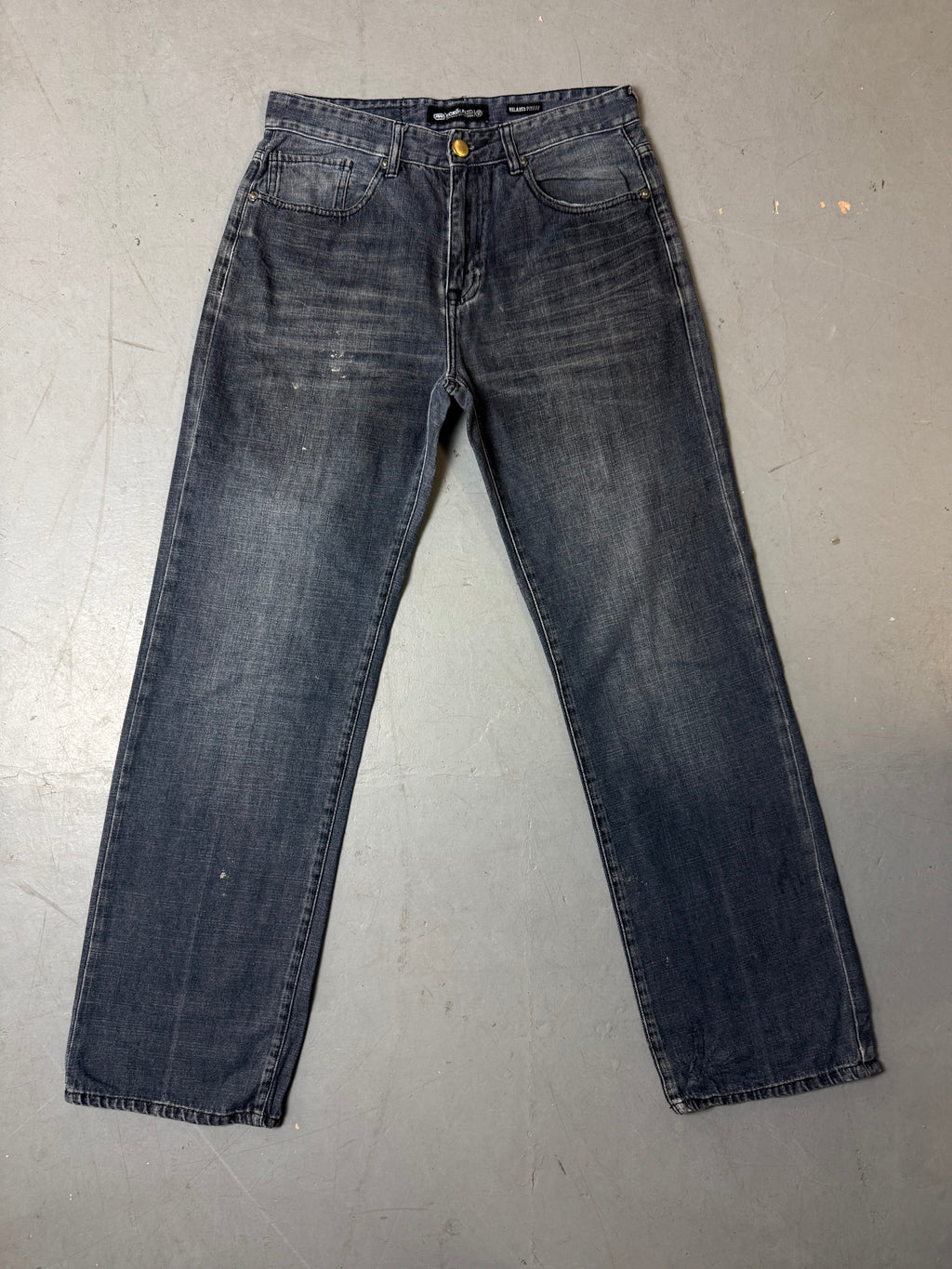 Vintage Ecko Unltd. Grey Blue Baggy Denim Jeans M