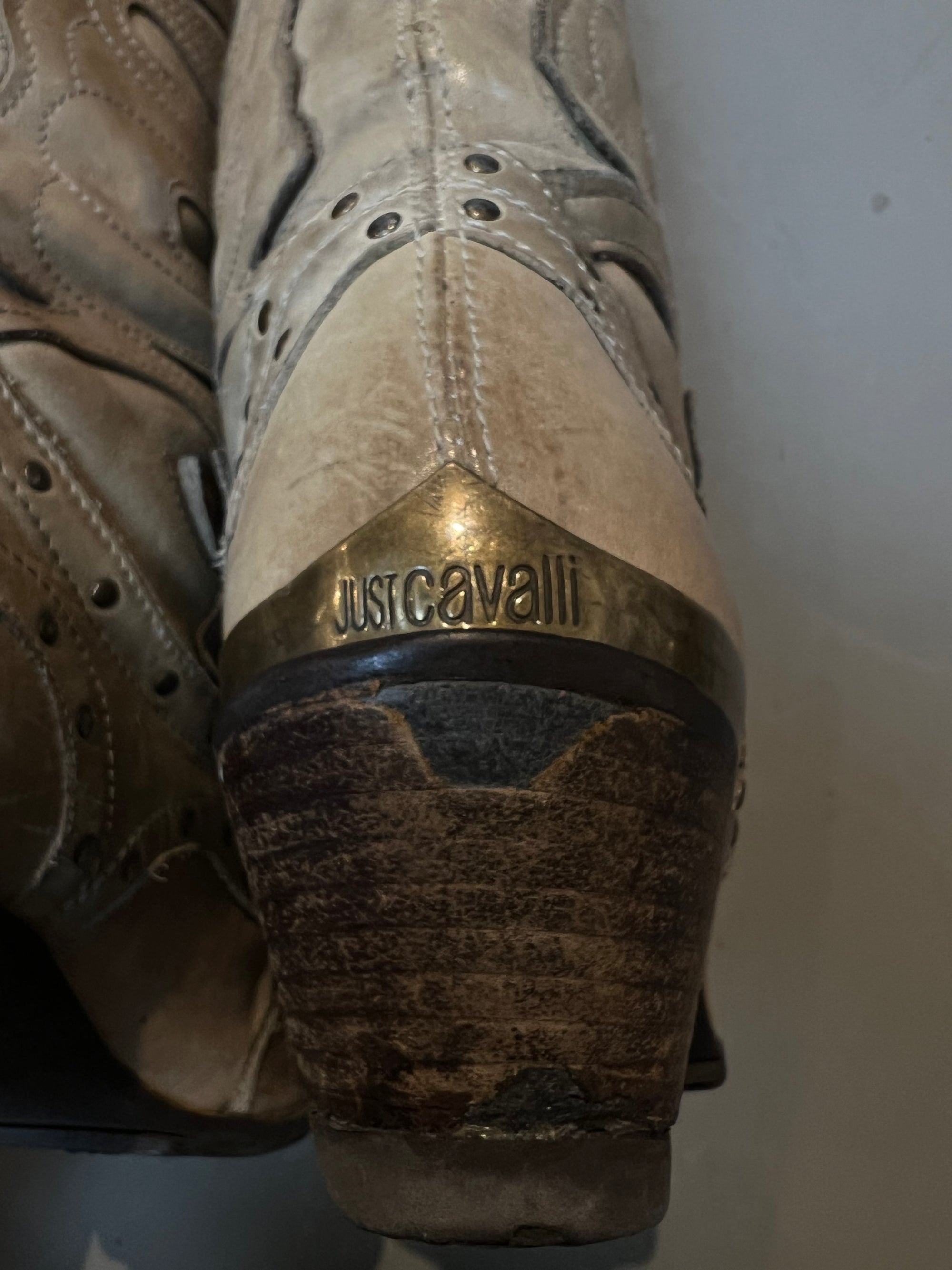 Vintage Cavalli Cowboy Boots 39