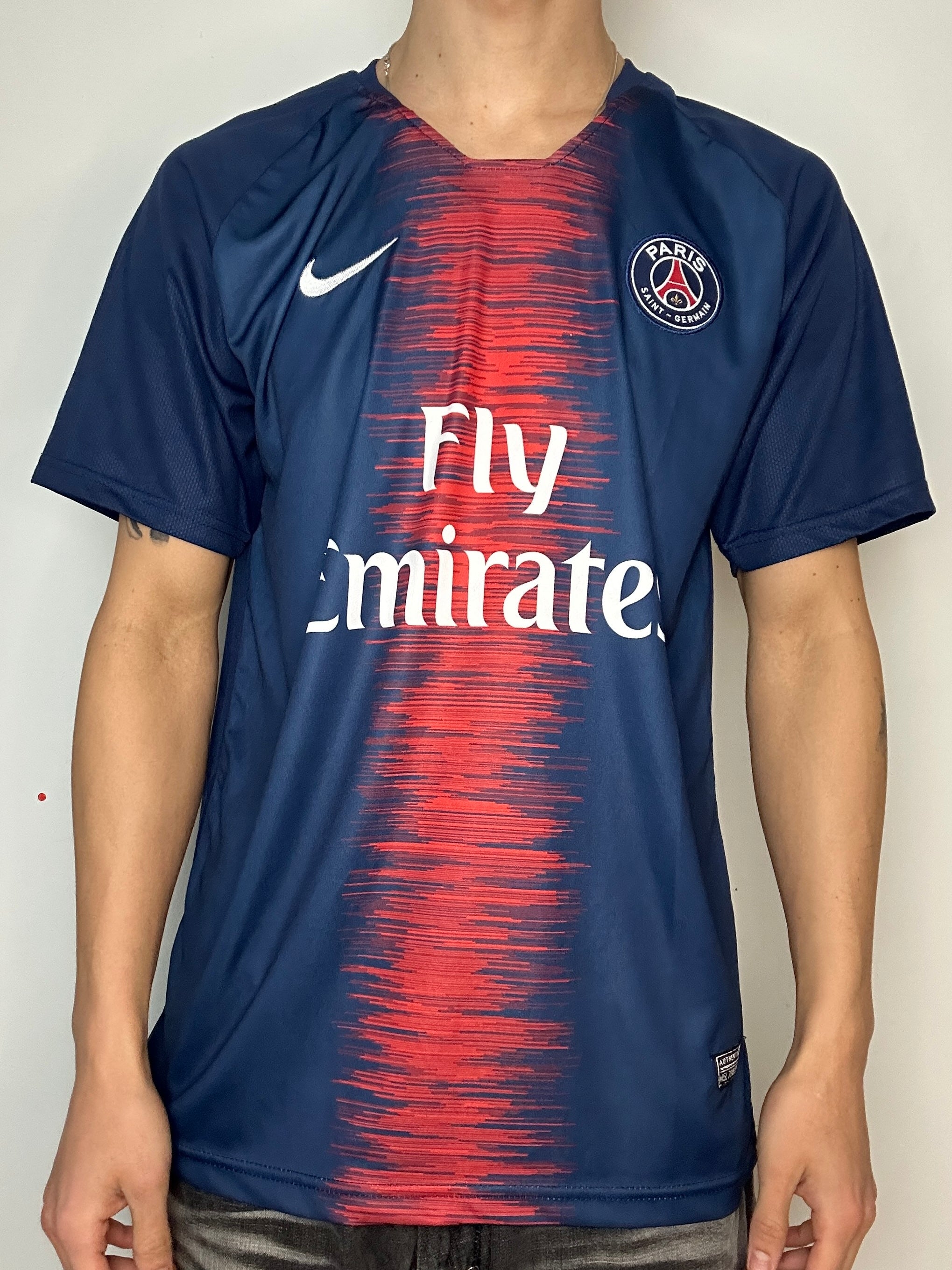 Vintage Nike Paris Saint-Germain 18/19 Home Jersey Mbappé L