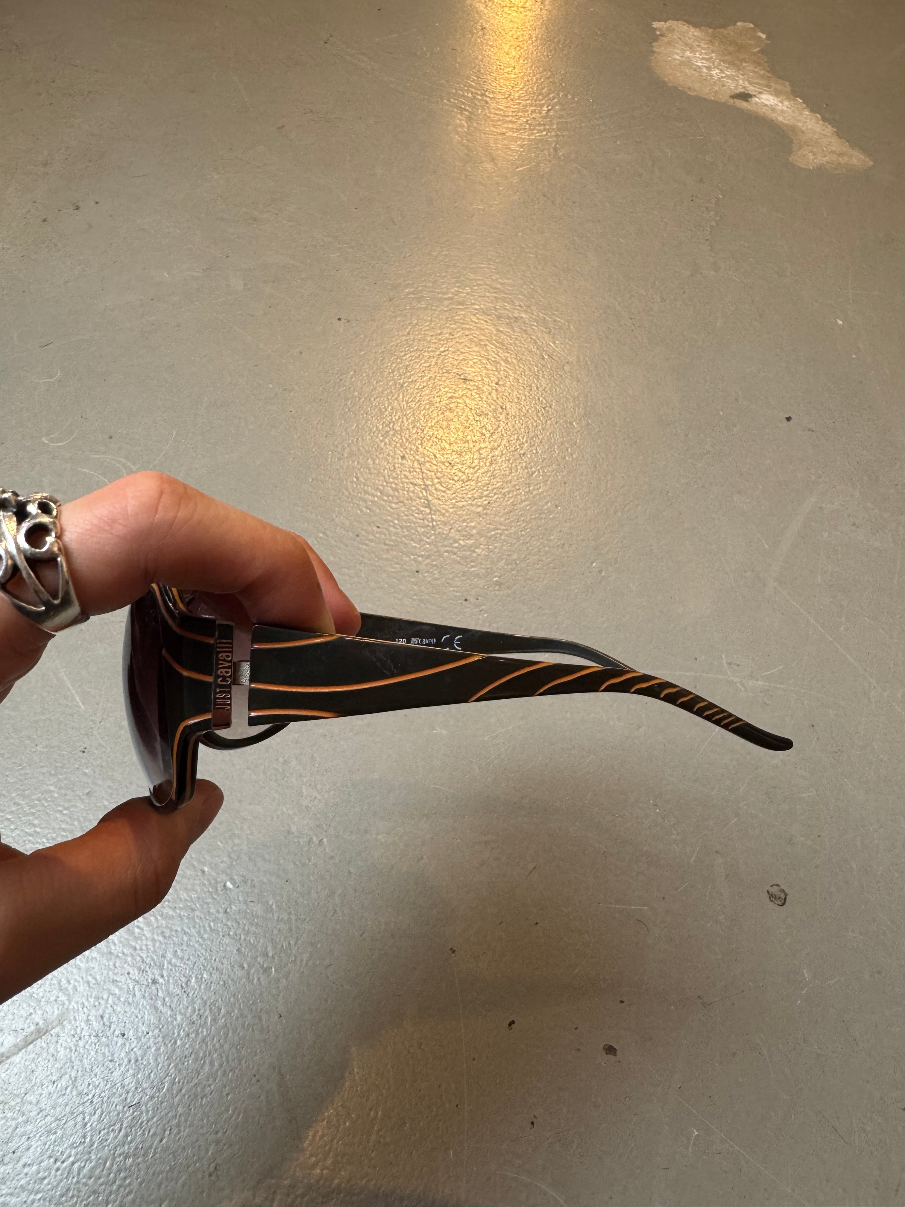 Vintage Just Cavalli Brown and Orange Sunglasses