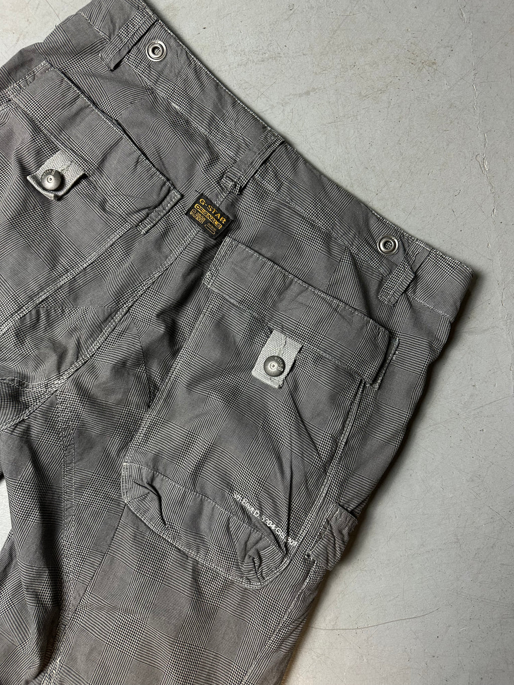 Vintage G-Star Raw Grey Baggy Cargo Pants M