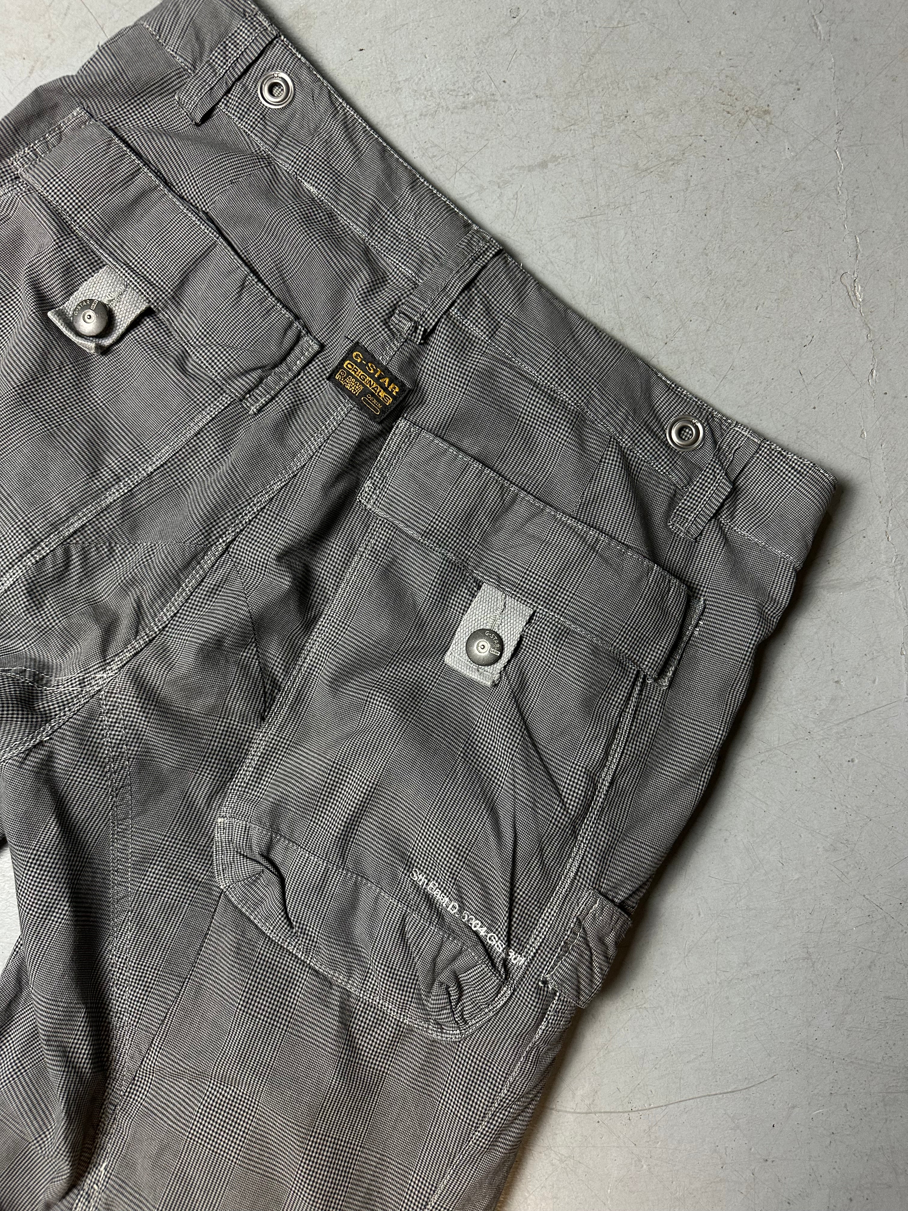 Vintage G-Star Raw Grey Baggy Cargo Pants M