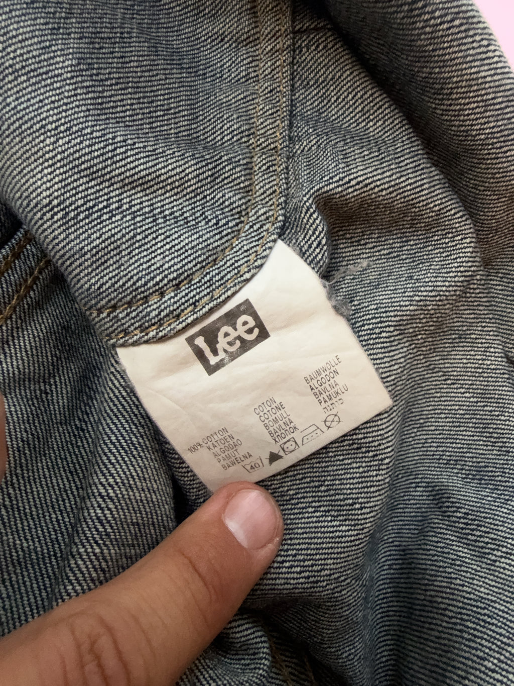 Vintage Lee Jeansjacke (L)