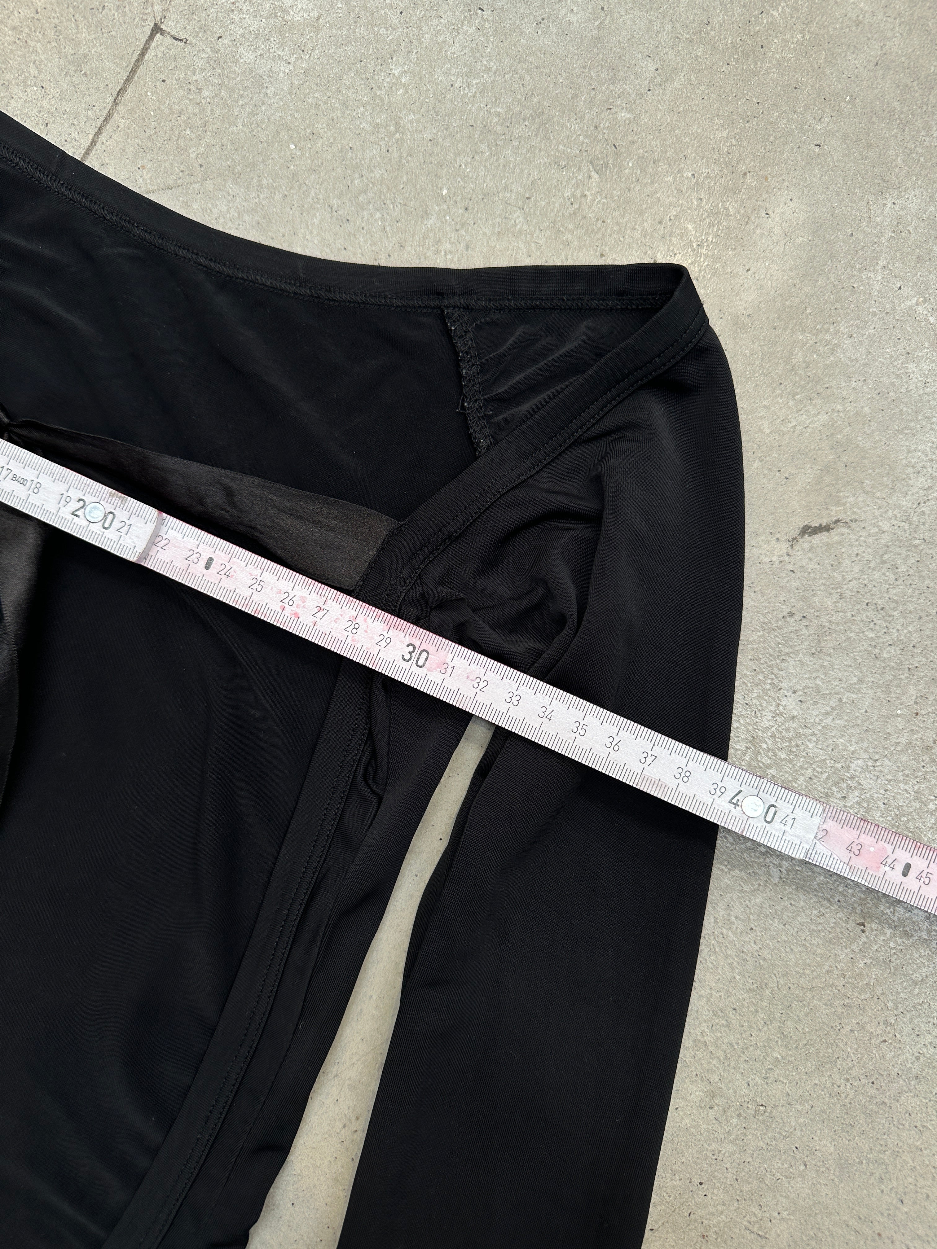 Vintage Denny Rose Black Backless Dress S