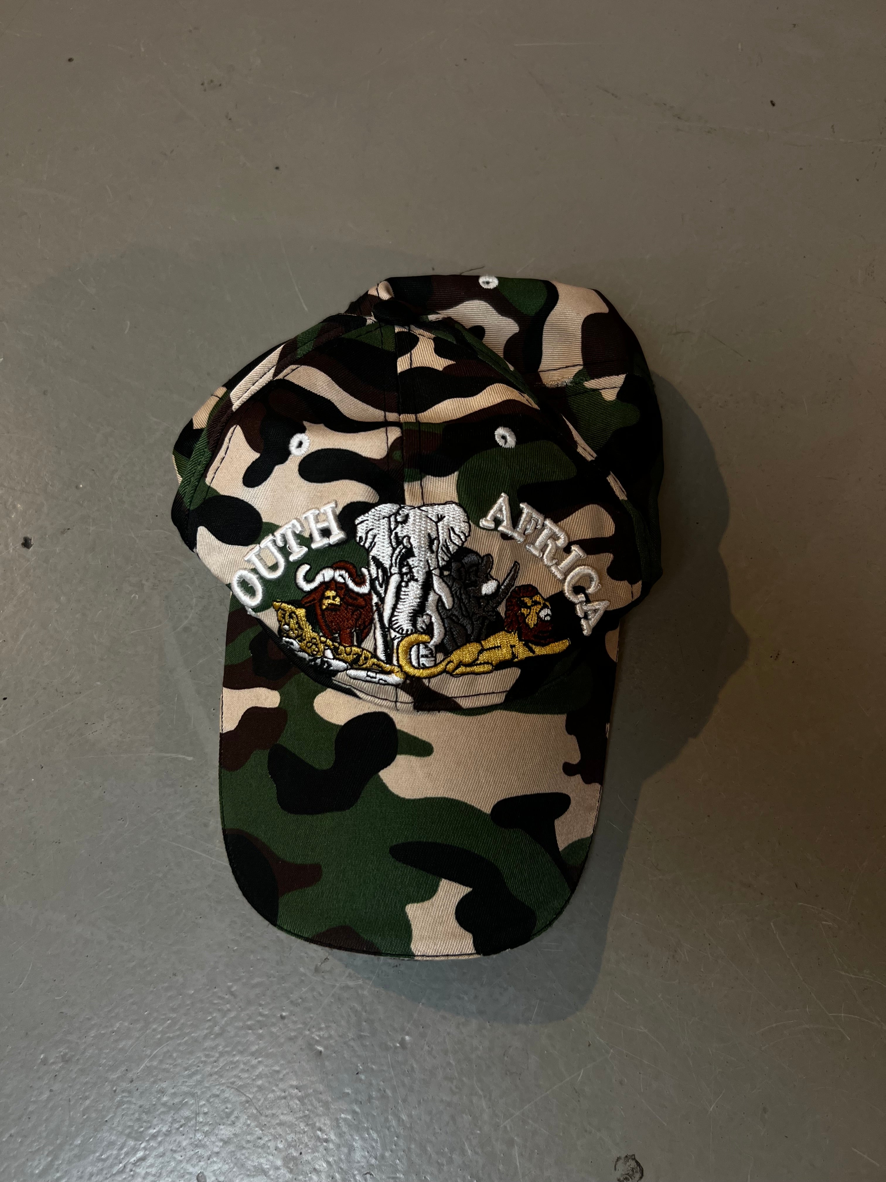 Vintage South Africa Camouflage Cap