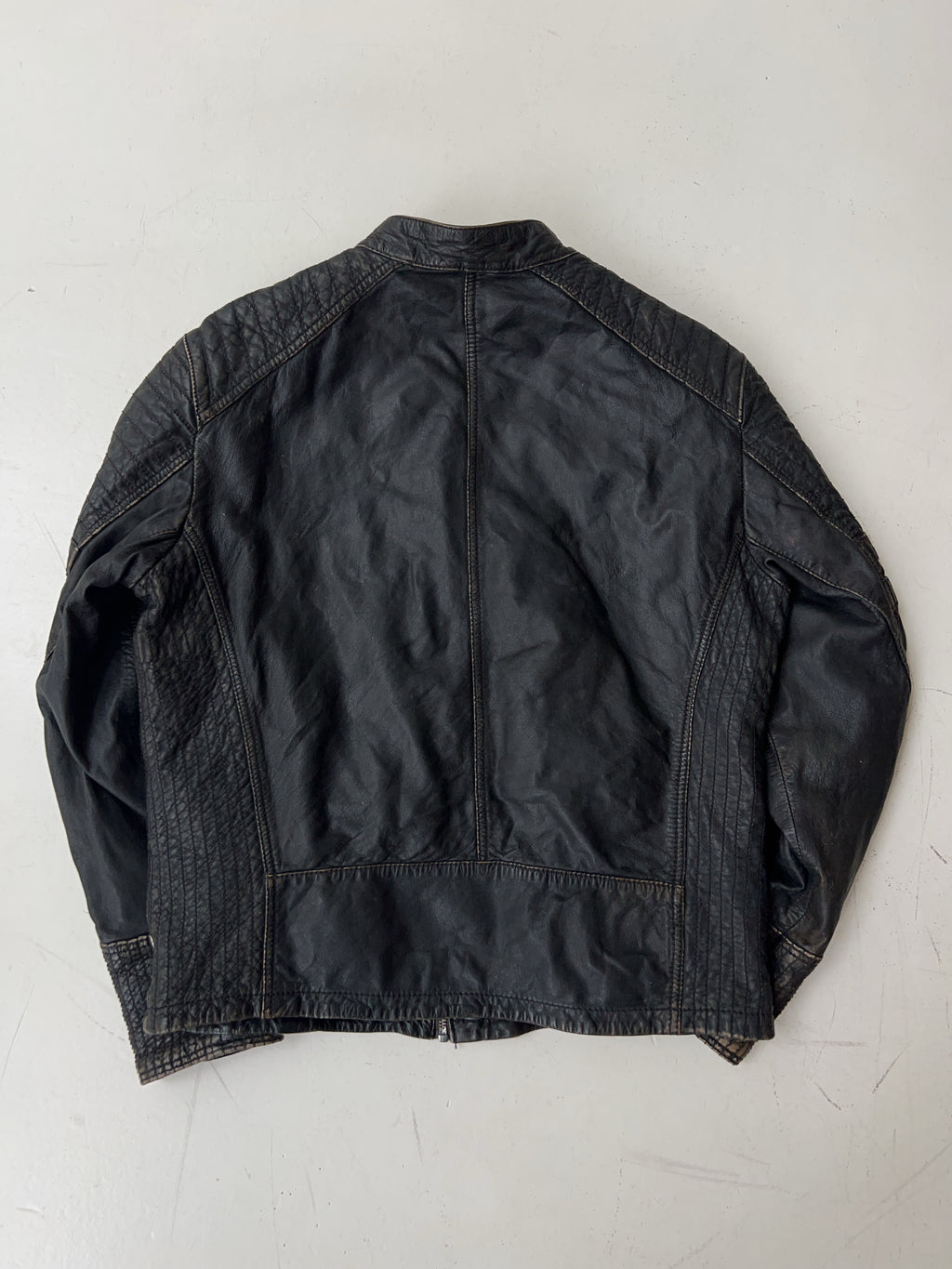 Vintage Trapper Leather Jacket (M)