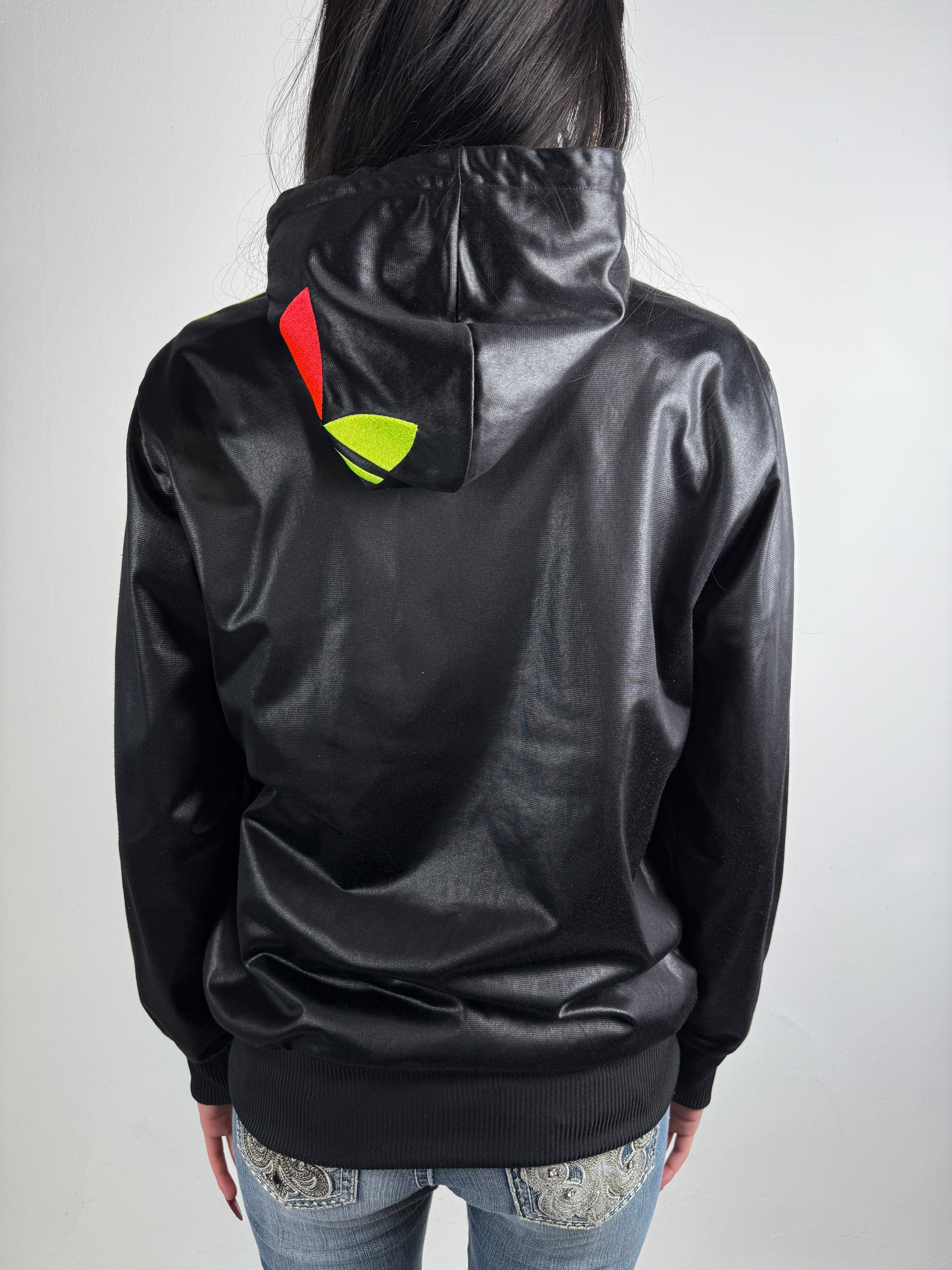 Vintage Adidas Chile62 Black Green and Red Track Jacket S/M