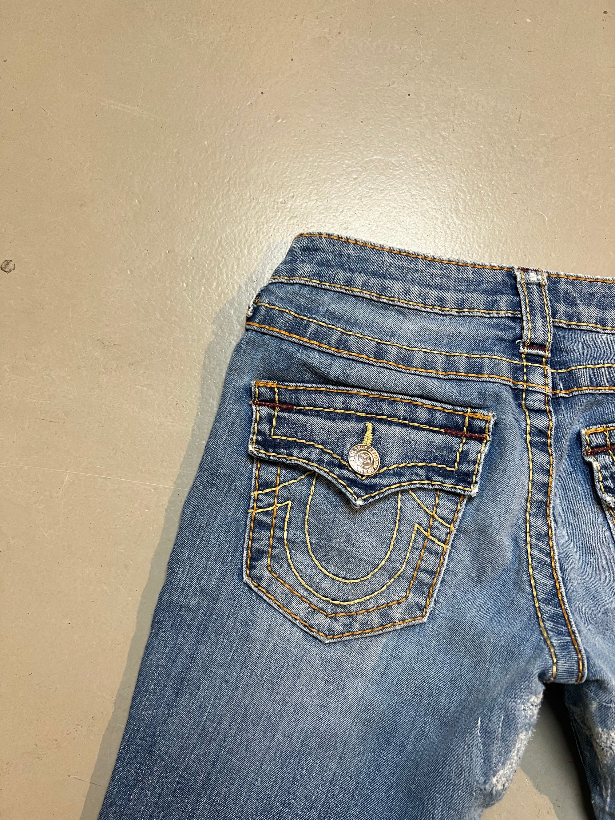 Vintage True Religion Flared Denim XS/XXS