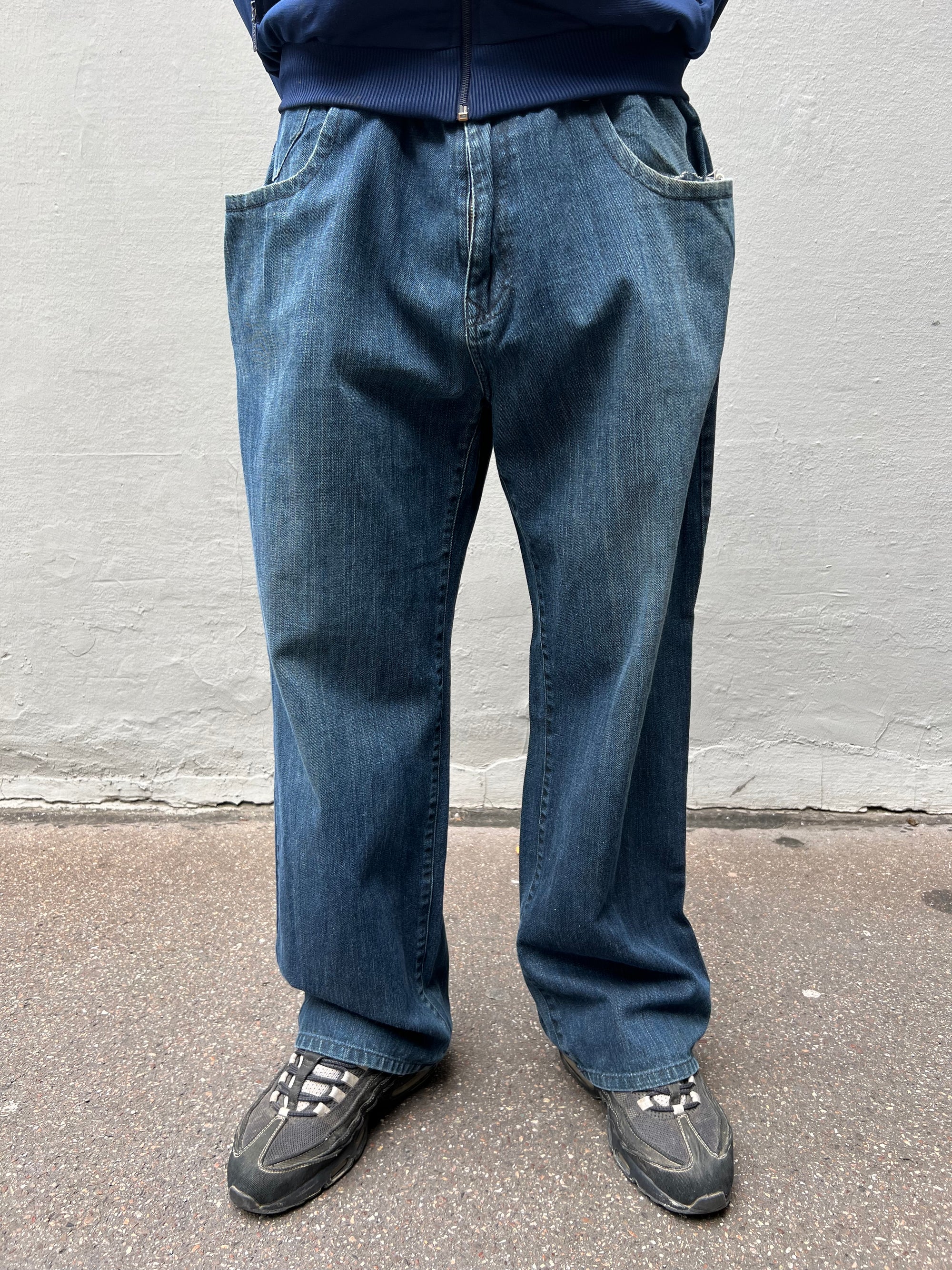 Vintage Ecko Unlimited Baggy Denim Pants L/XL