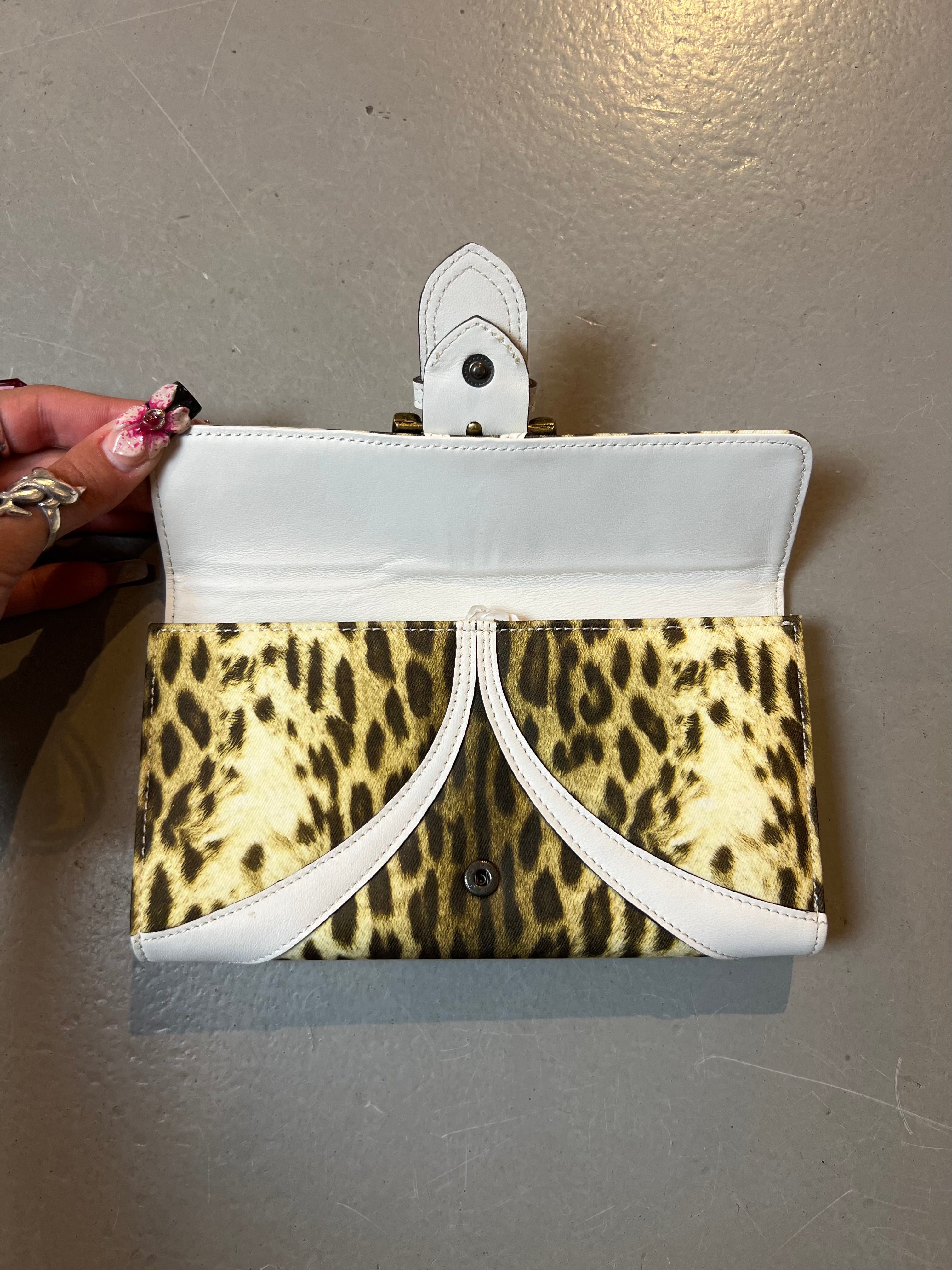 Vintage Just Cavalli Cheetah Print Wallet